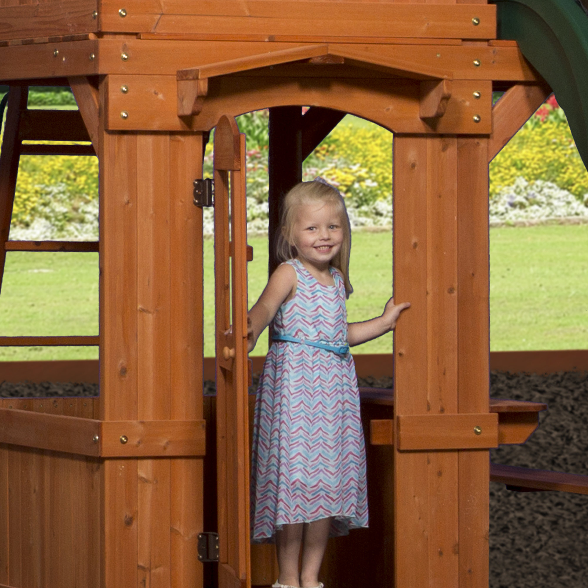 Backyard Discovery Monterey All Cedar Swing Set & Reviews Wayfair