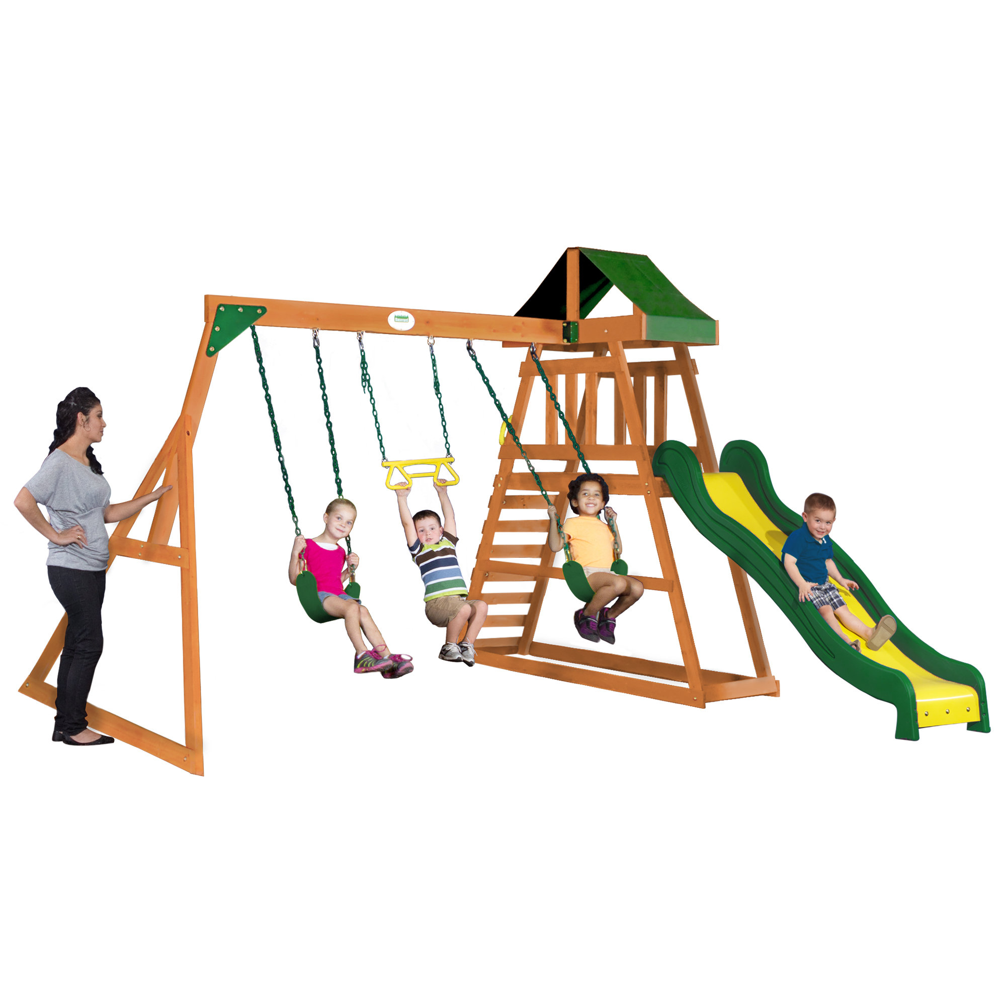 Prescott All Cedar Swing Set 65011