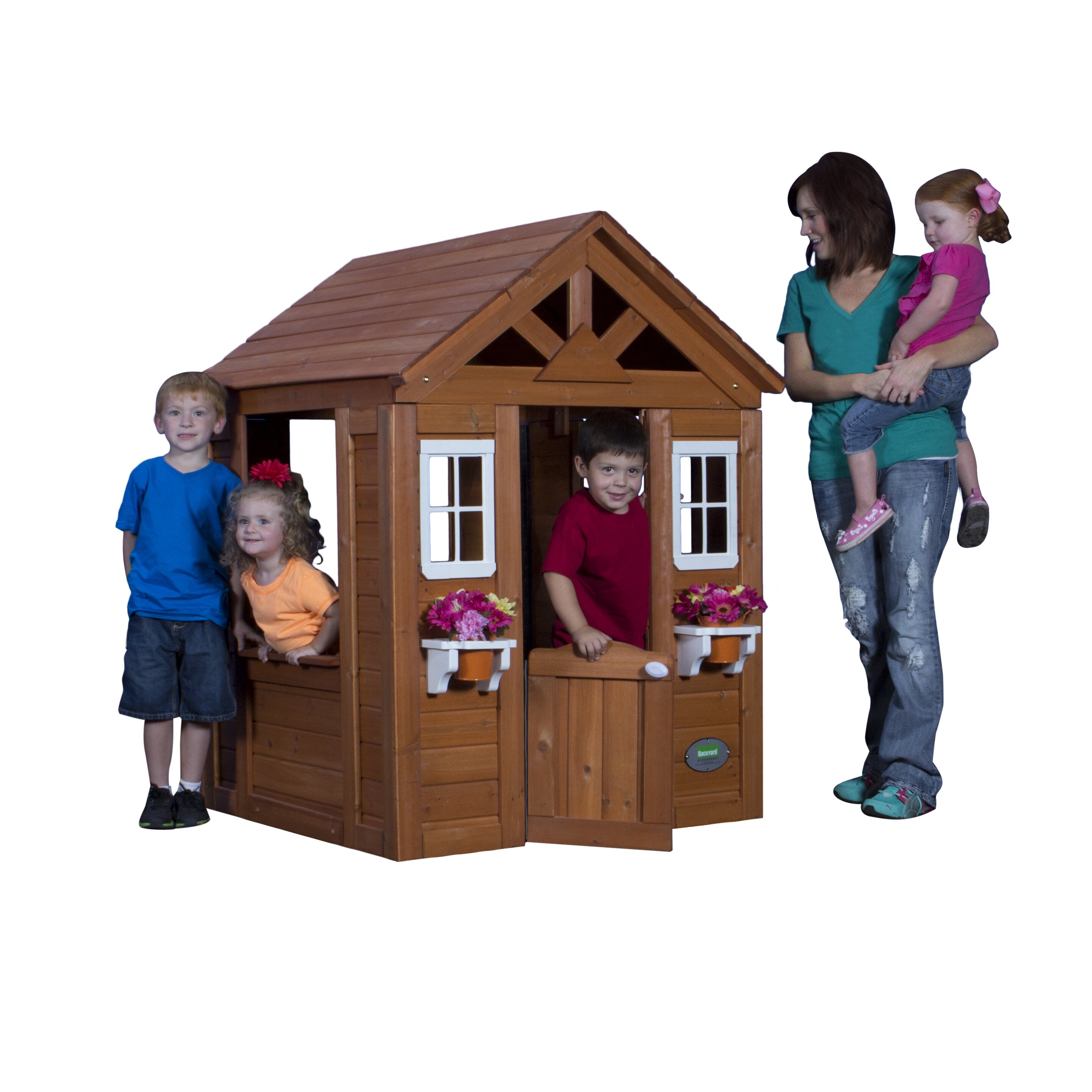 Backyard Discovery Timberlake Playhouse & Reviews | Wayfair