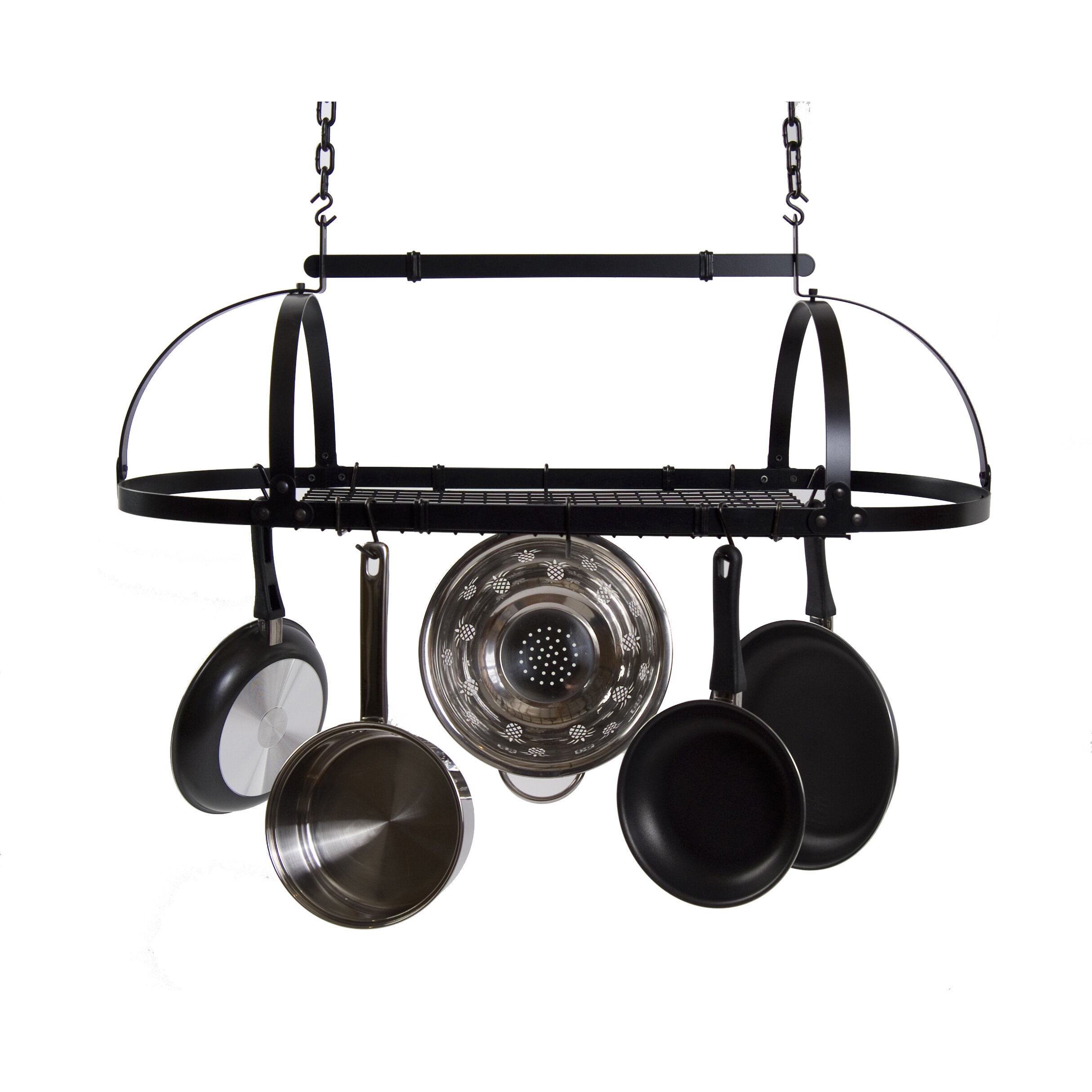 Advantage Components Premier Expandable Hanging Oval Pot Rack & Reviews ...