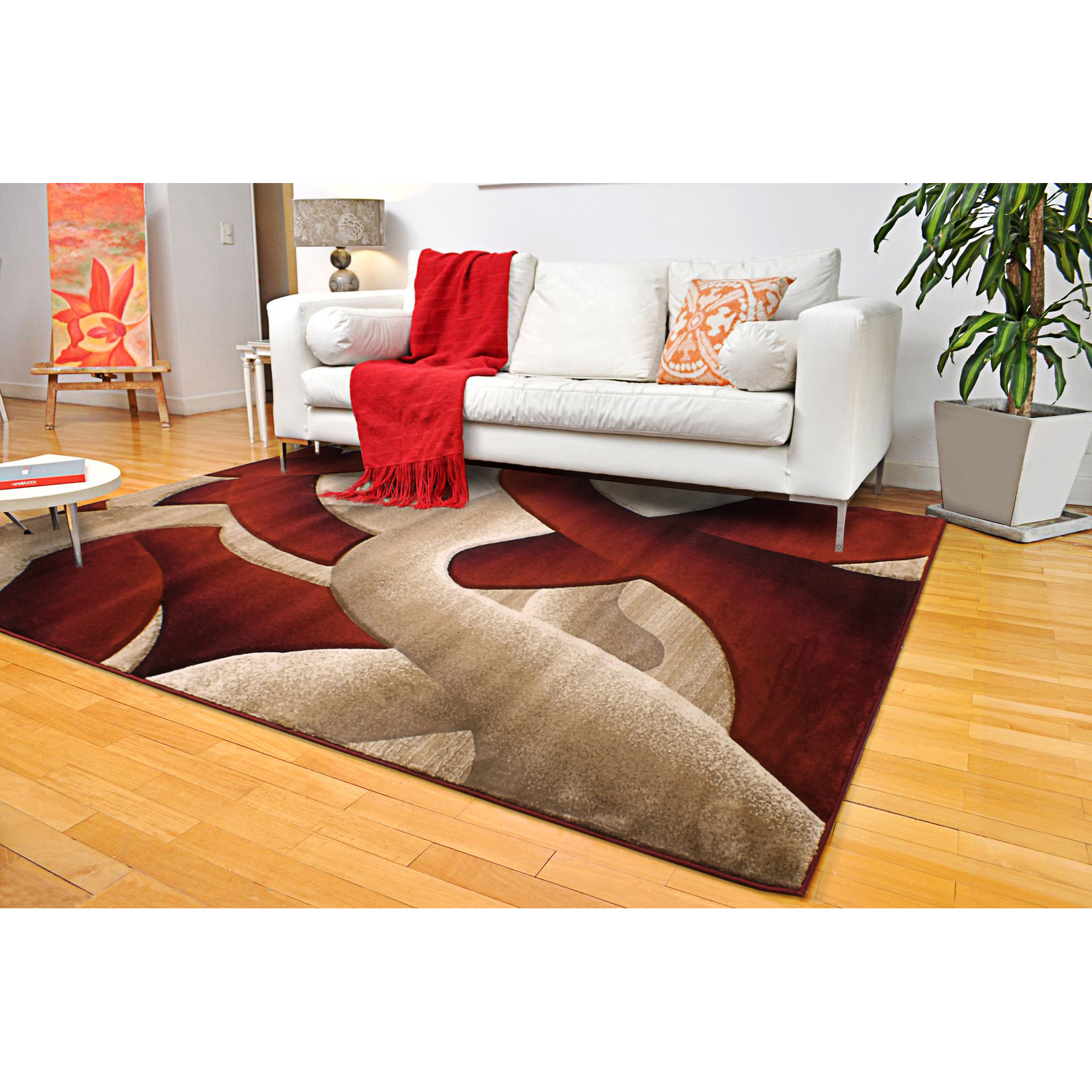Segma Reflections Light Beige Area Rug & Reviews Wayfair