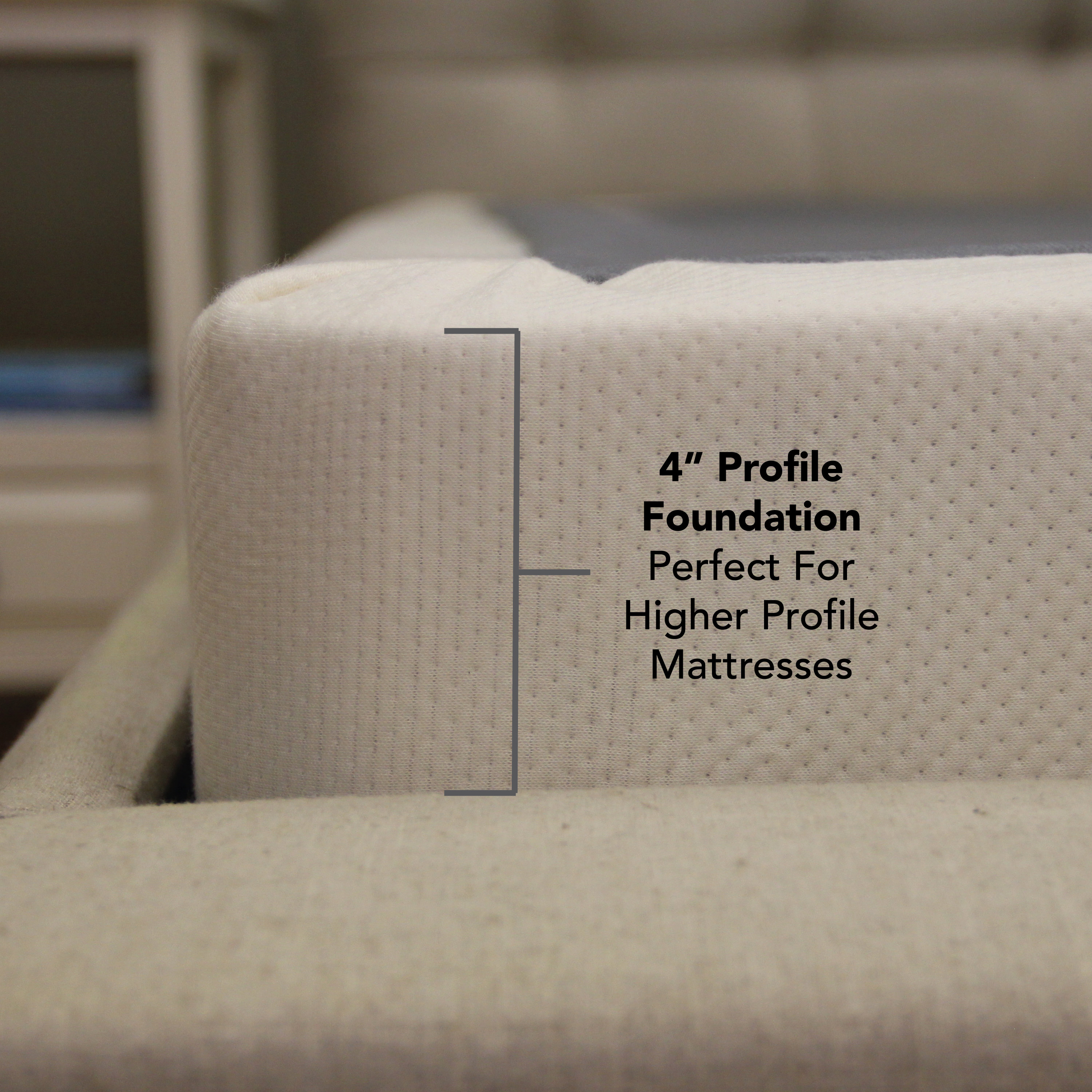 Classic Brands 4" Low Profile Instant Foundation for Bed Mattress