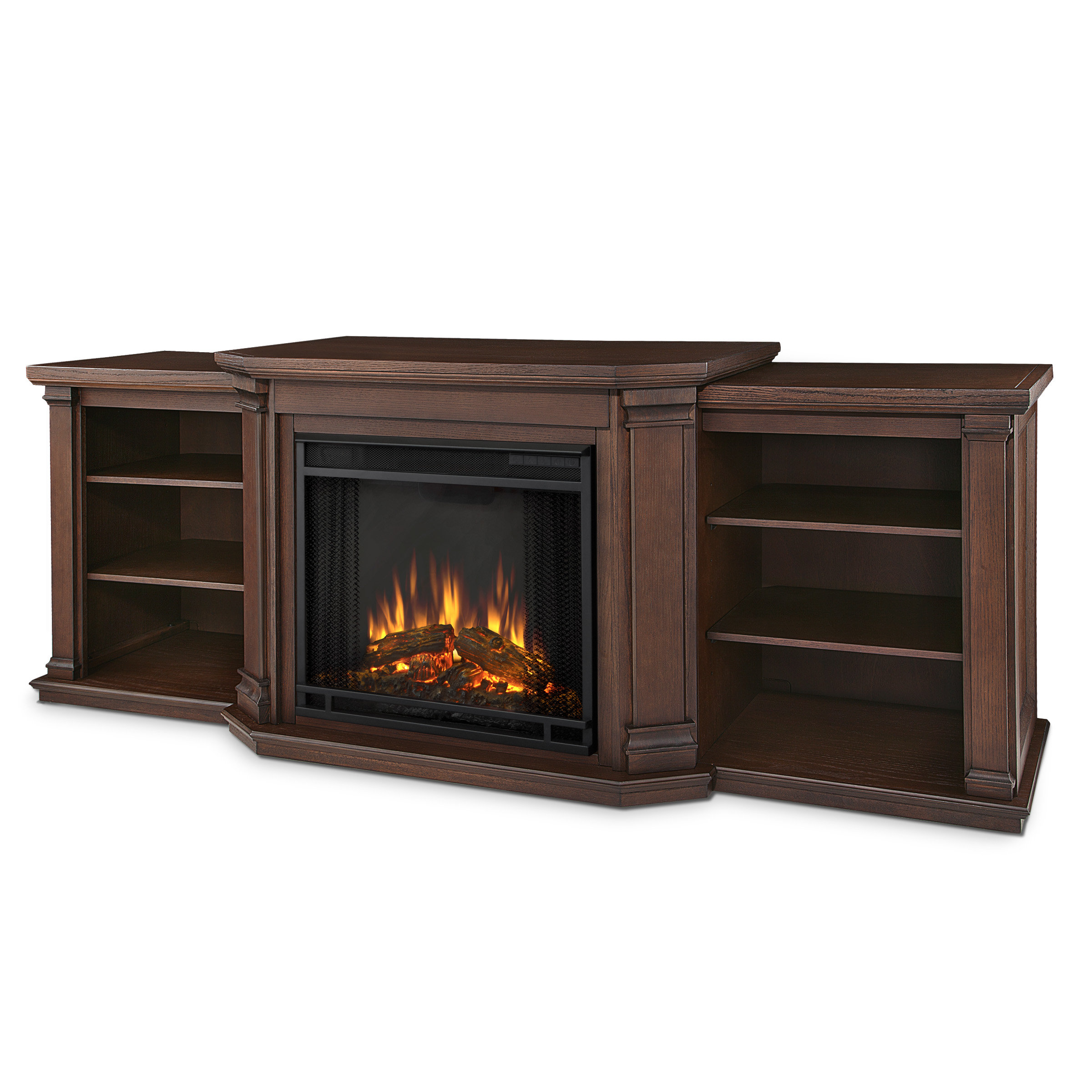 Real Flame Valmont TV Stand with Electric Fireplace  Reviews  Wayfair