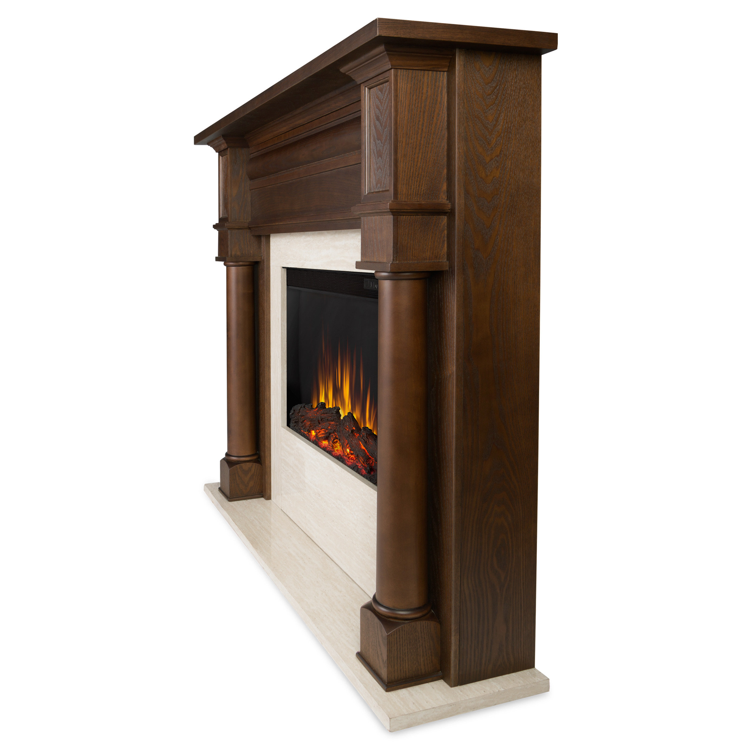 Real Flame Berkeley Electric Fireplace & Reviews Wayfair