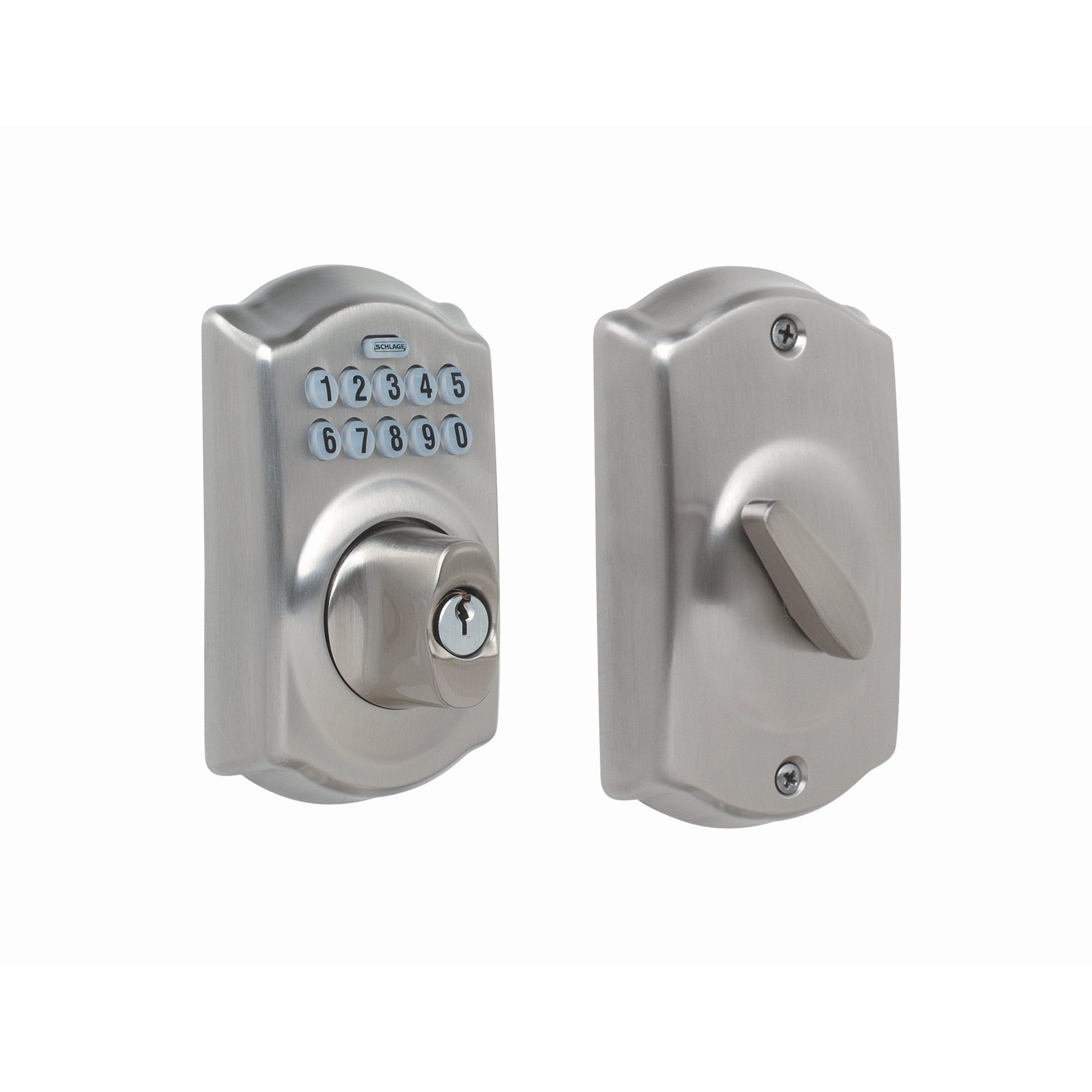 Schlage Camelot Single Cylinder Keyless Electronic Deadbolt & Reviews