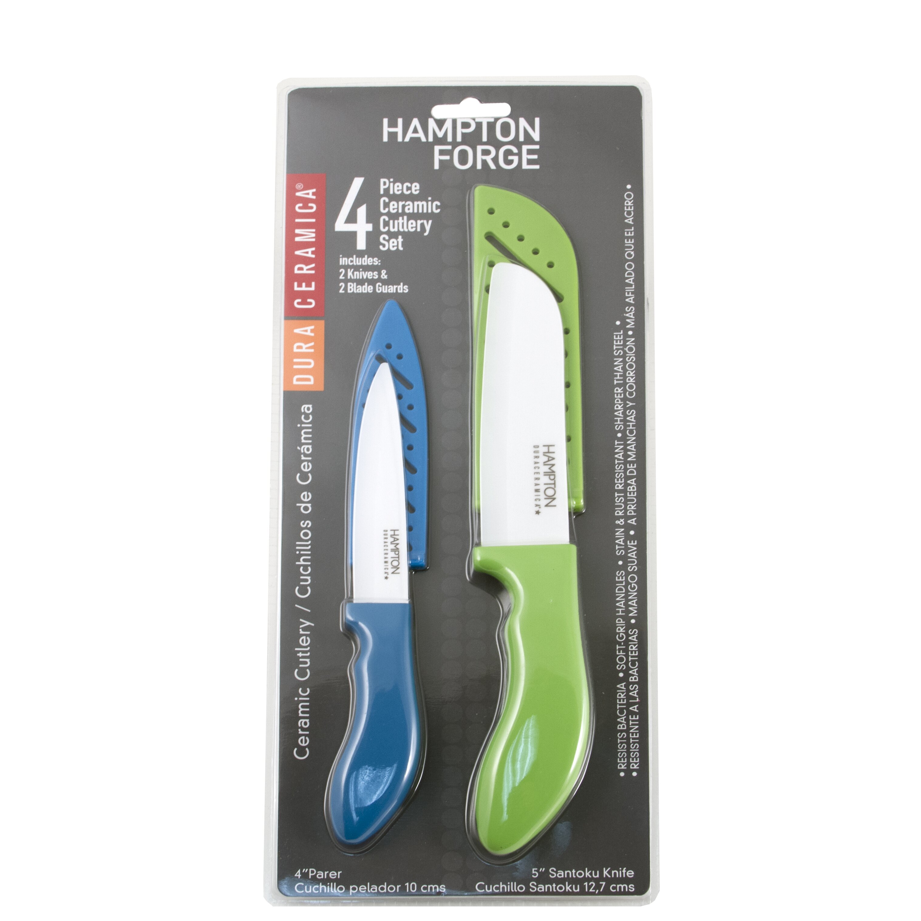 Hampton Forge Dura Ceramica 2 Piece Knife Set & Reviews | Wayfair