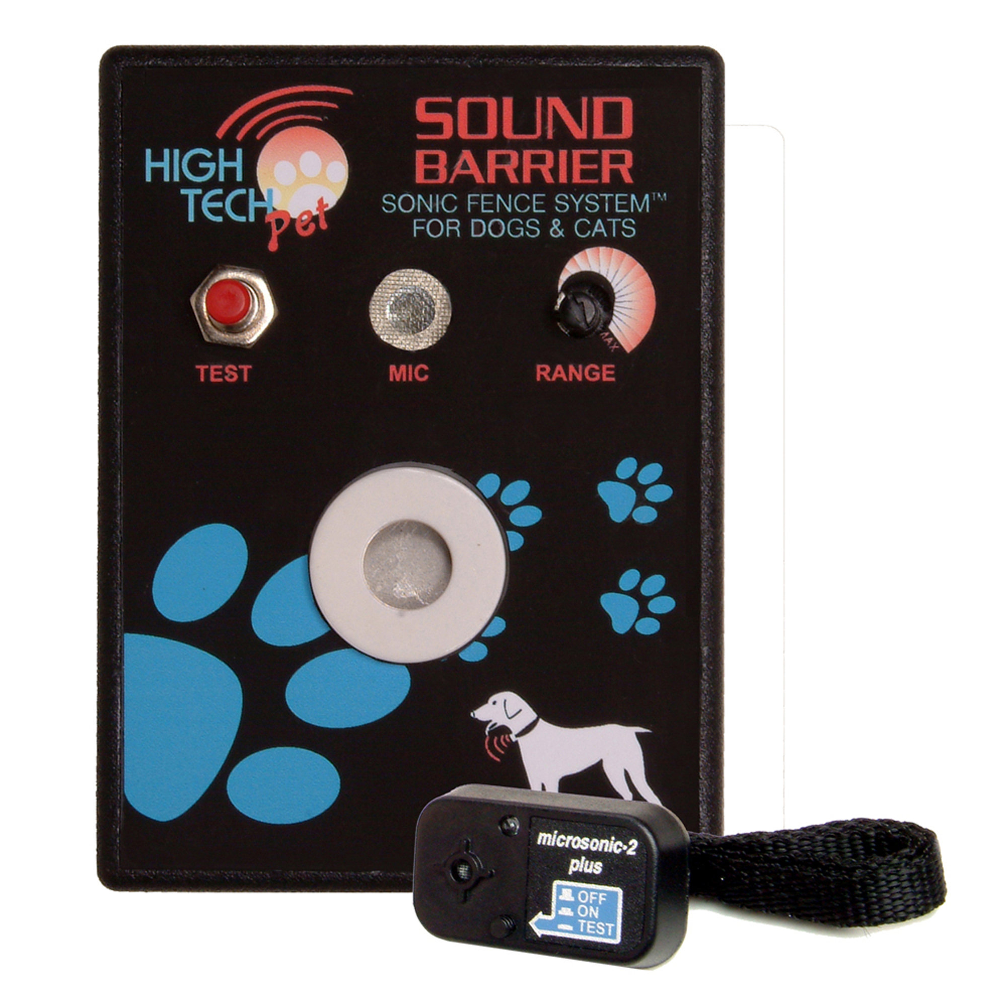 High Tech Pet Sound Barrier Indoor Sonic Pet Electric Fence & Reviews