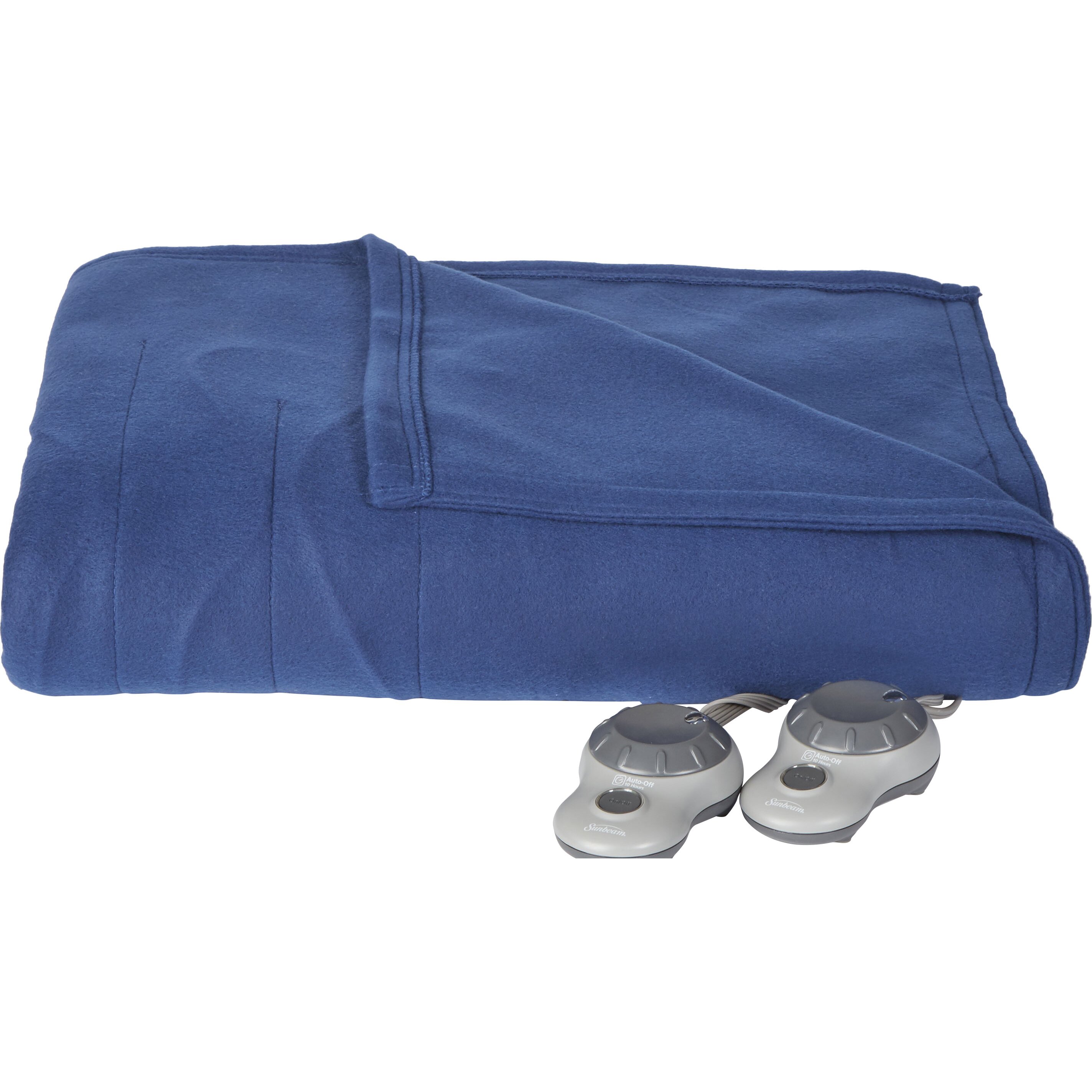 Sunbeam Quilted Fleece Heated Blanket & Reviews | Wayfair