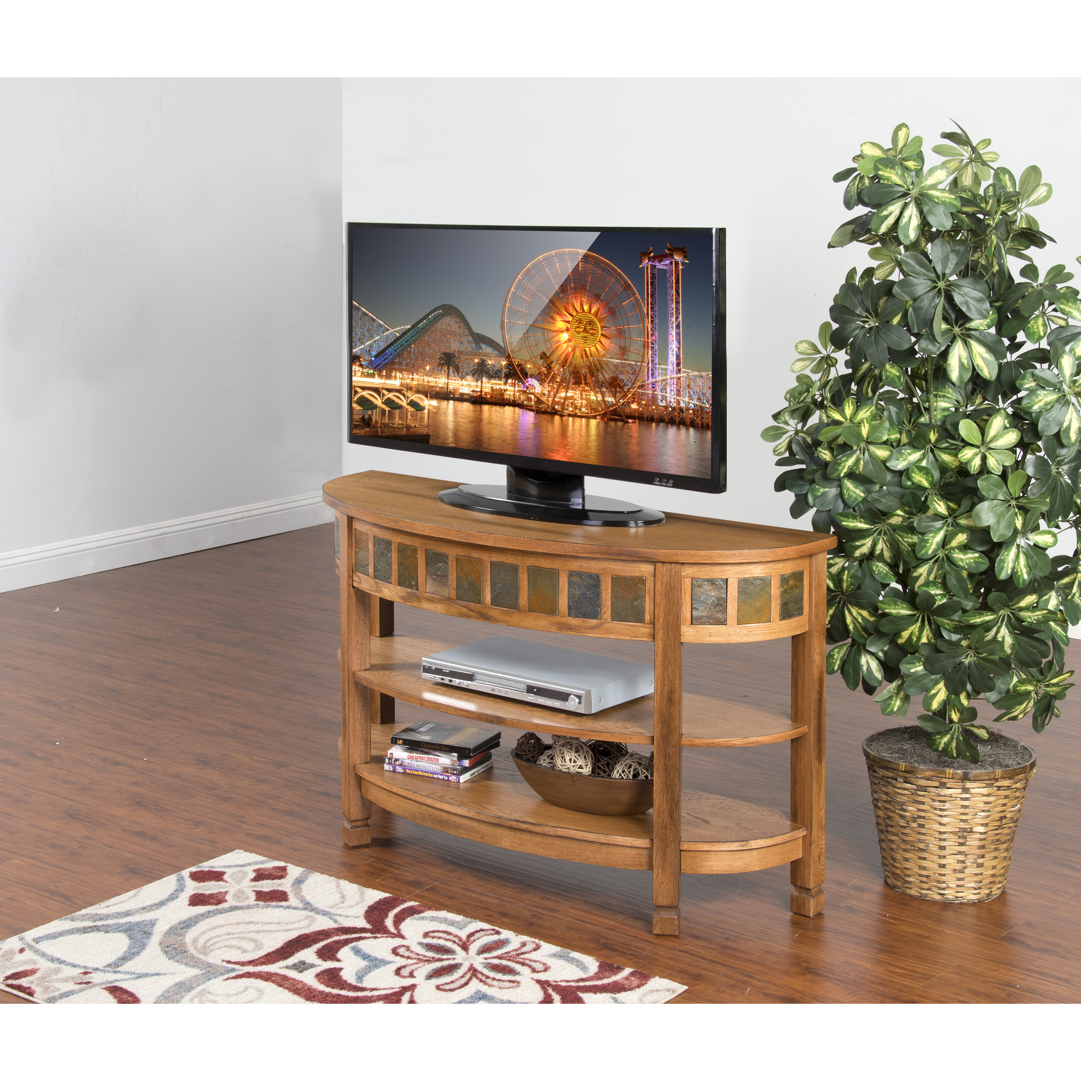 Sunny Designs Curved Console Table & Reviews Wayfair