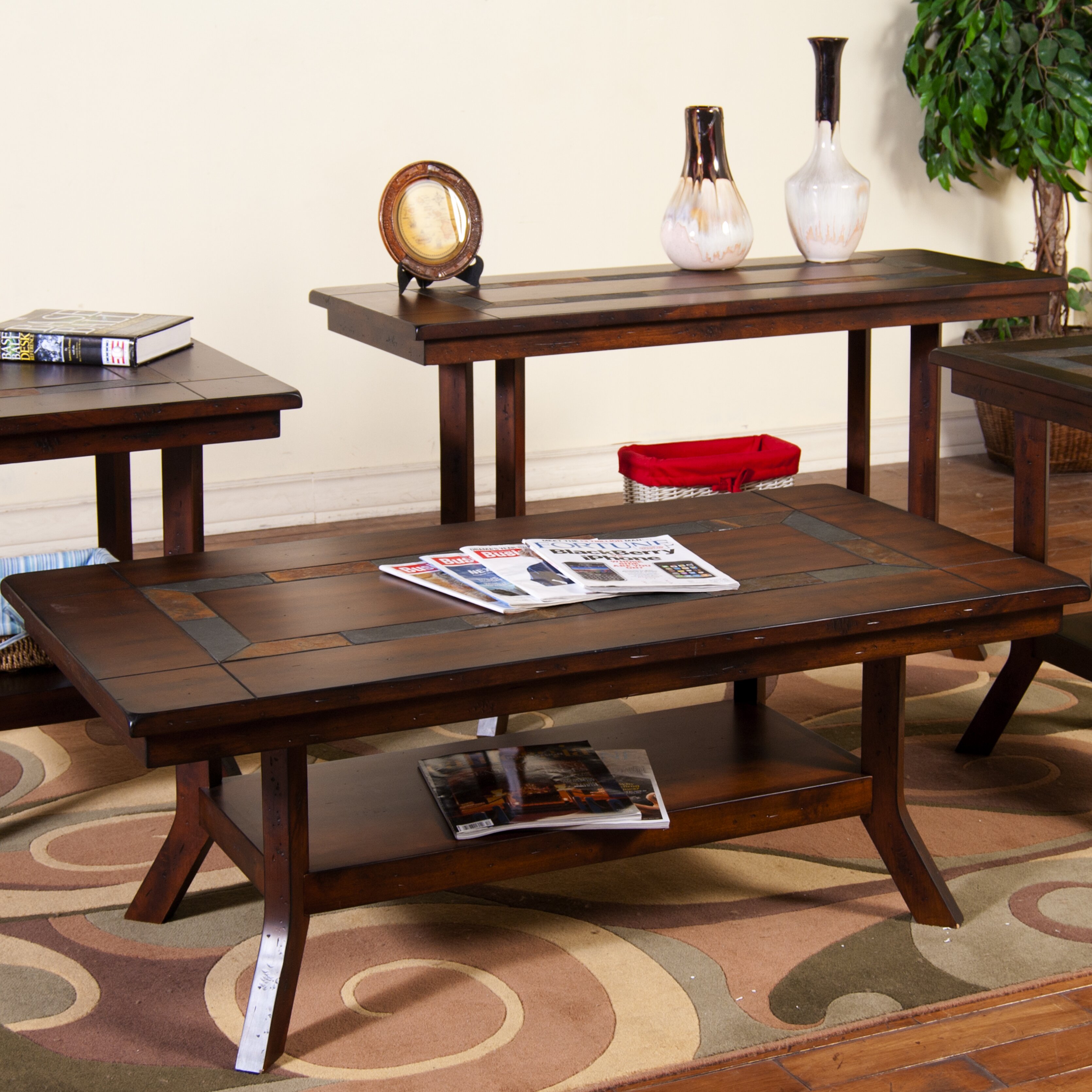 Sunny Designs Santa Fe Coffee Table Set & Reviews | Wayfair