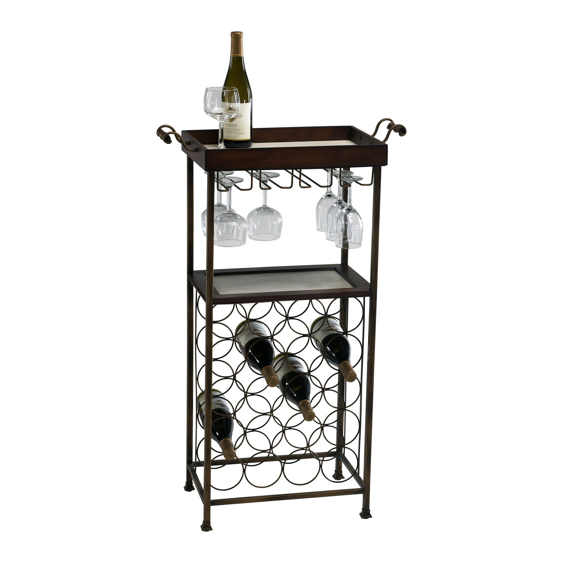 Cyan Design New York 20 Bottle Floor Wine Rack & Reviews Wayfair