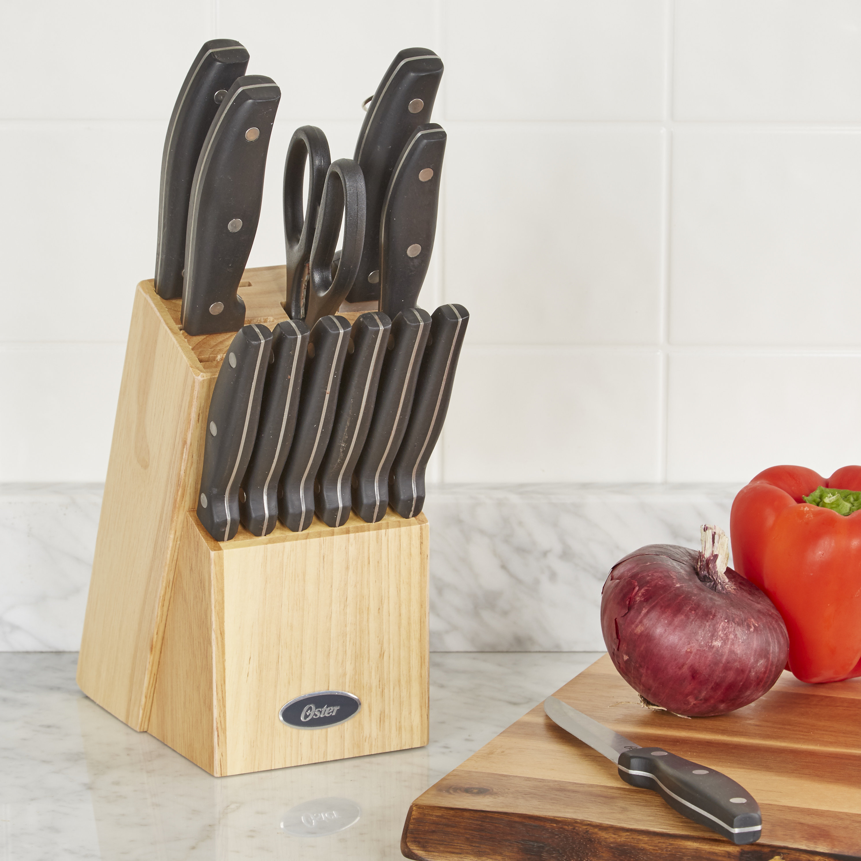 Oster Oster Granger 14 Piece Knife Set & Reviews Wayfair