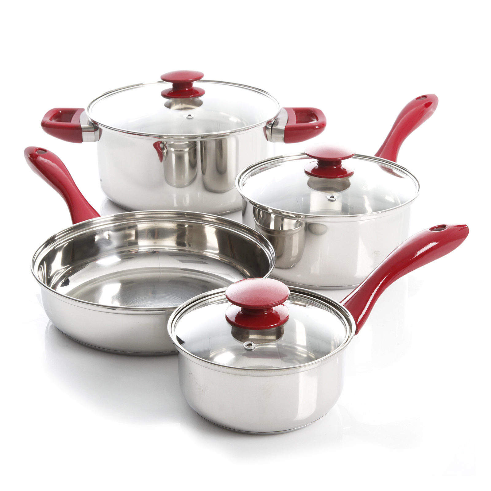Oster 7 Piece Stainless Steel Cookware Set Wayfair