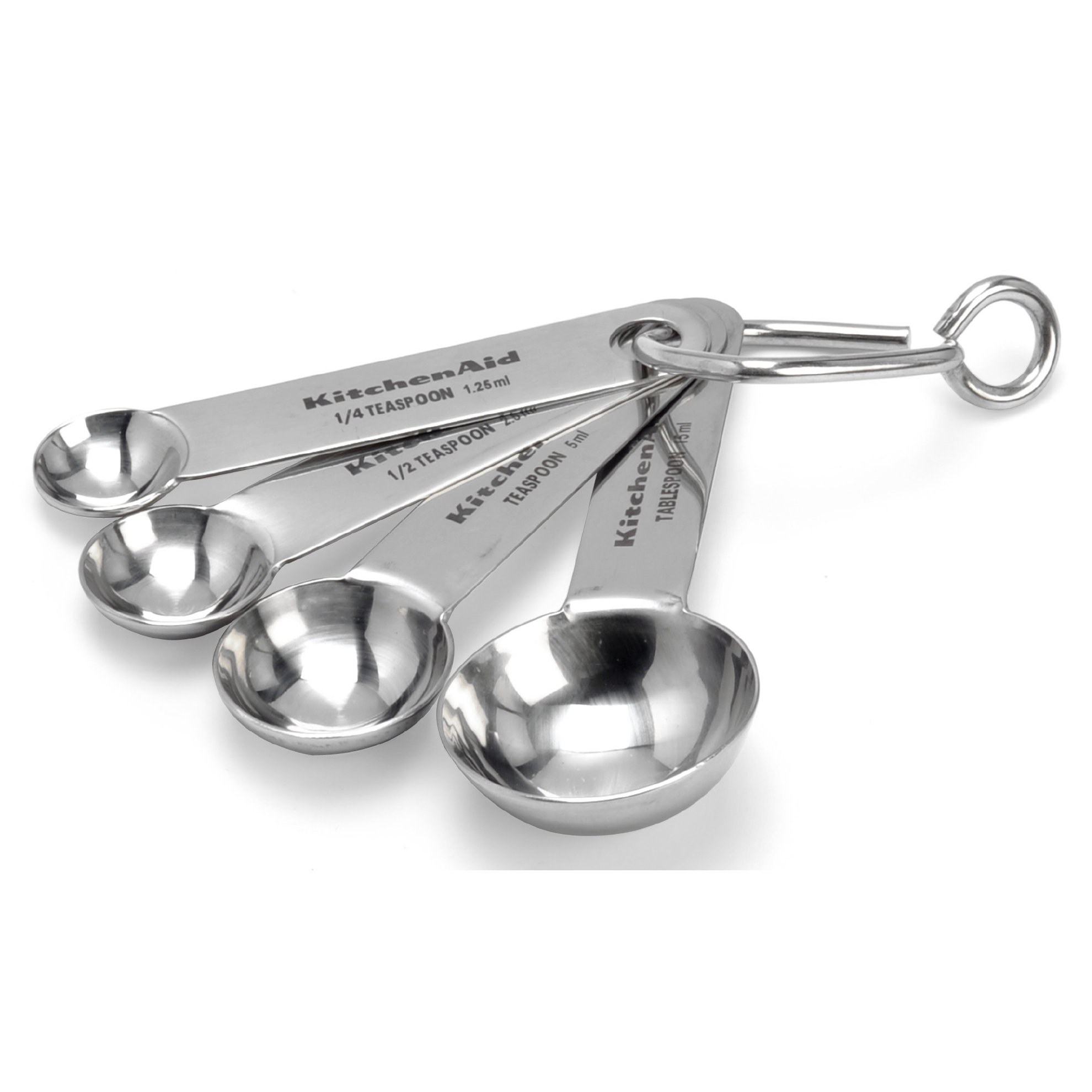 KitchenAid Gourmet Stainless Steel Measuring Spoons & Reviews Wayfair