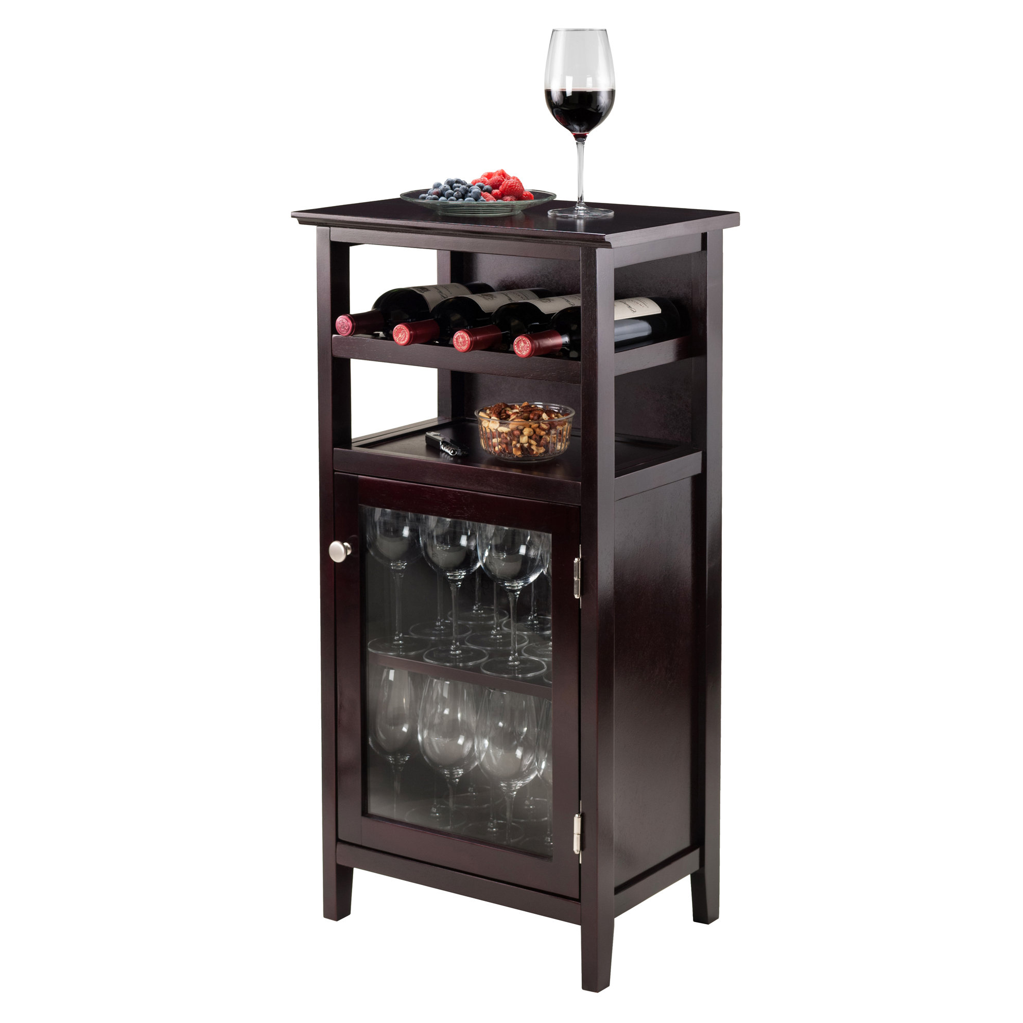 Luxury Home Alta 8 Bottle Floor Wine Cabinet | Wayfair