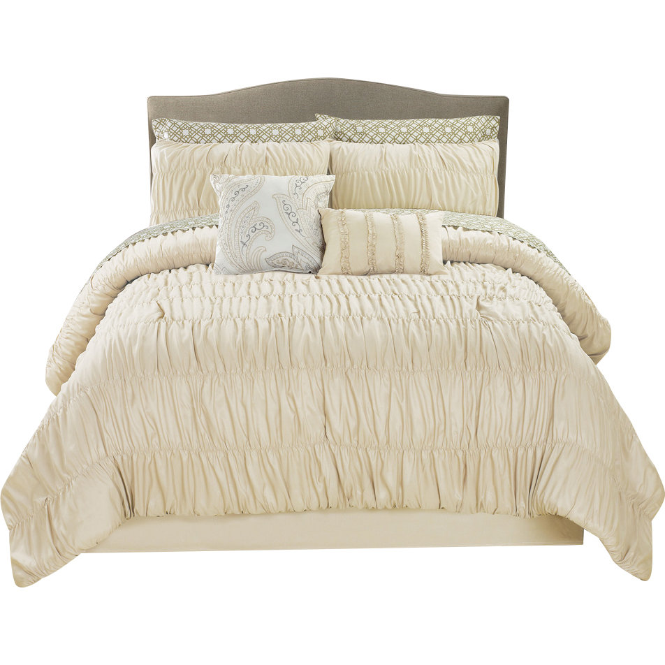 Luxury Home Greyson 10 Piece Comforter Set & Reviews Wayfair