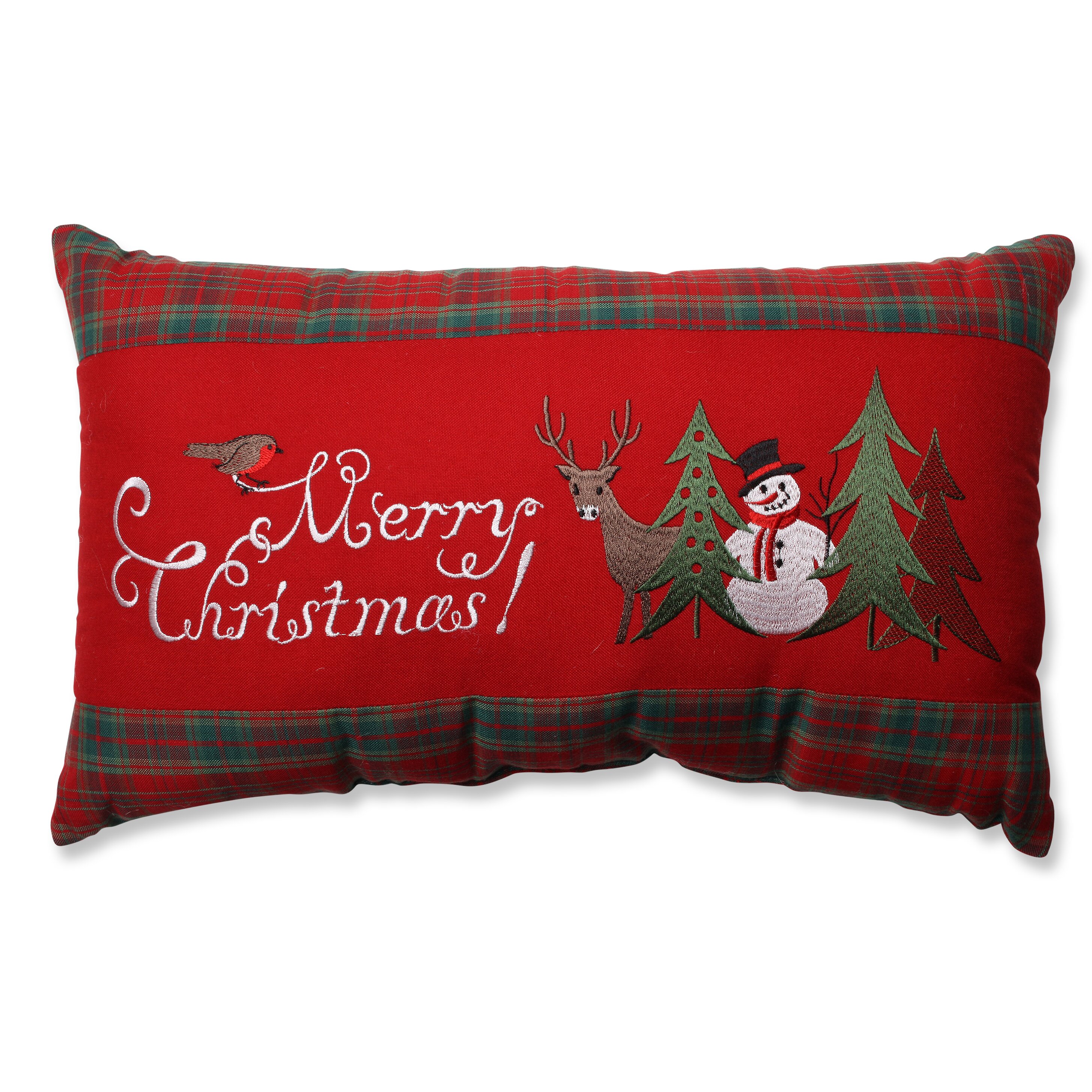 Pillow Perfect Merry Christmas Lumbar Pillow & Reviews Wayfair