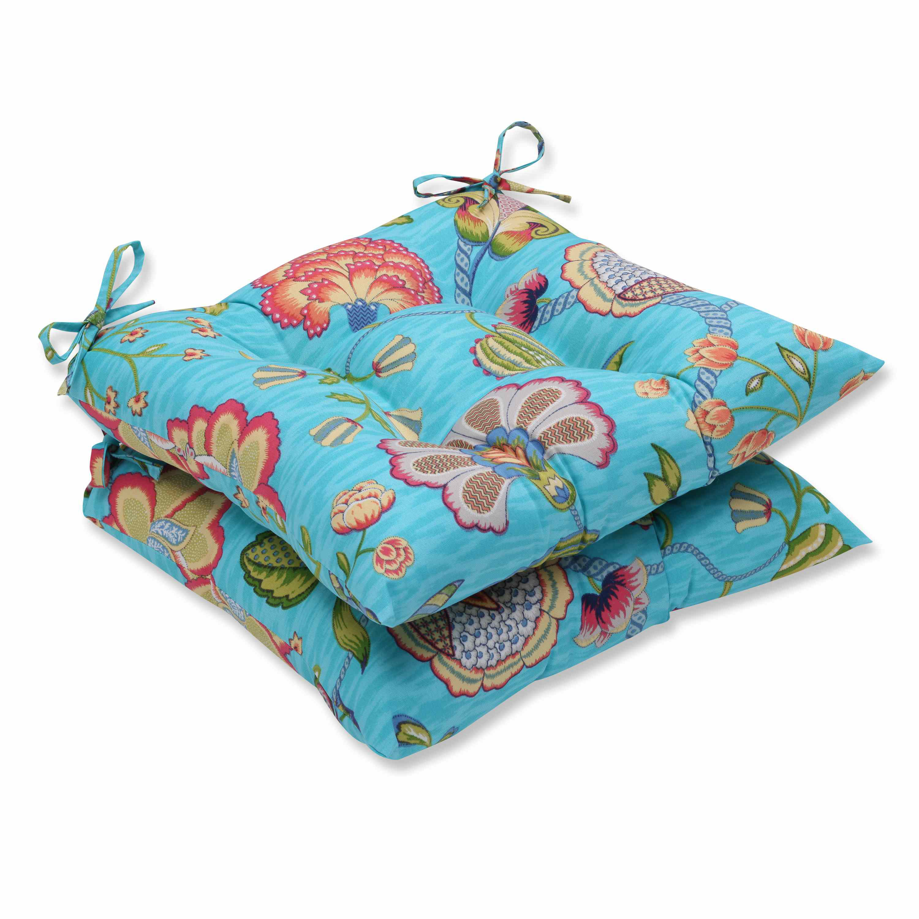 Pillow Perfect Arabella Outdoor Dining Chair Cushion & Reviews Wayfair