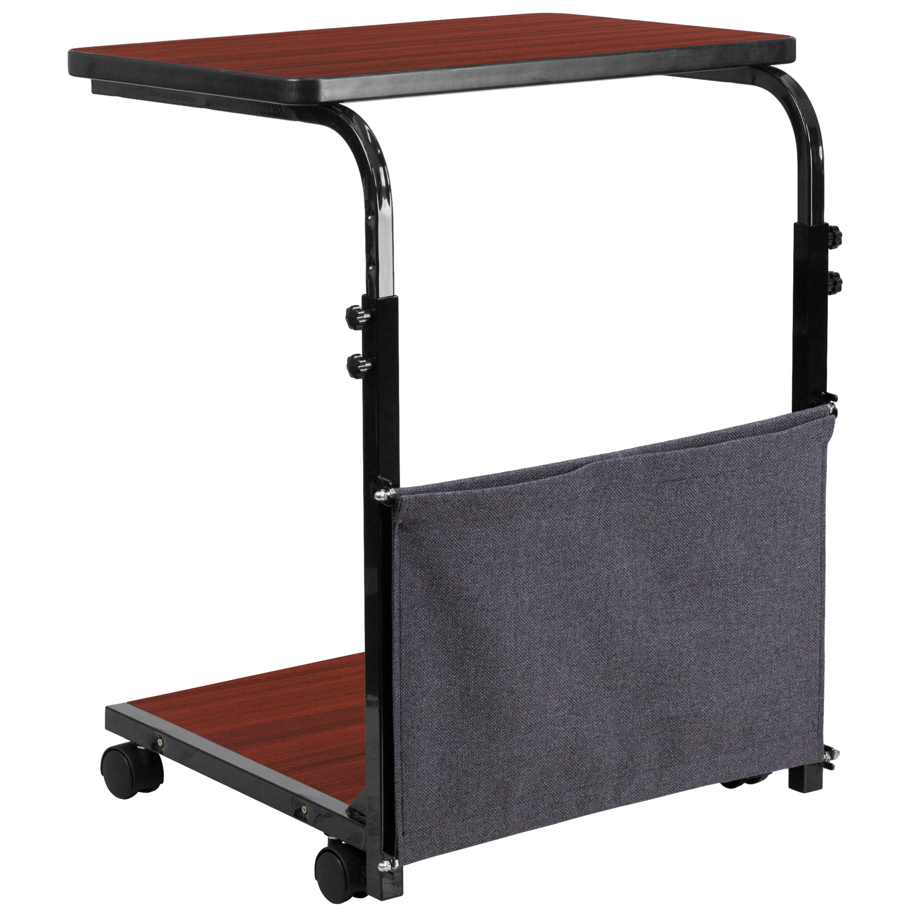 Flash Furniture Height Adjustable Desk with Wheels & Reviews Wayfair