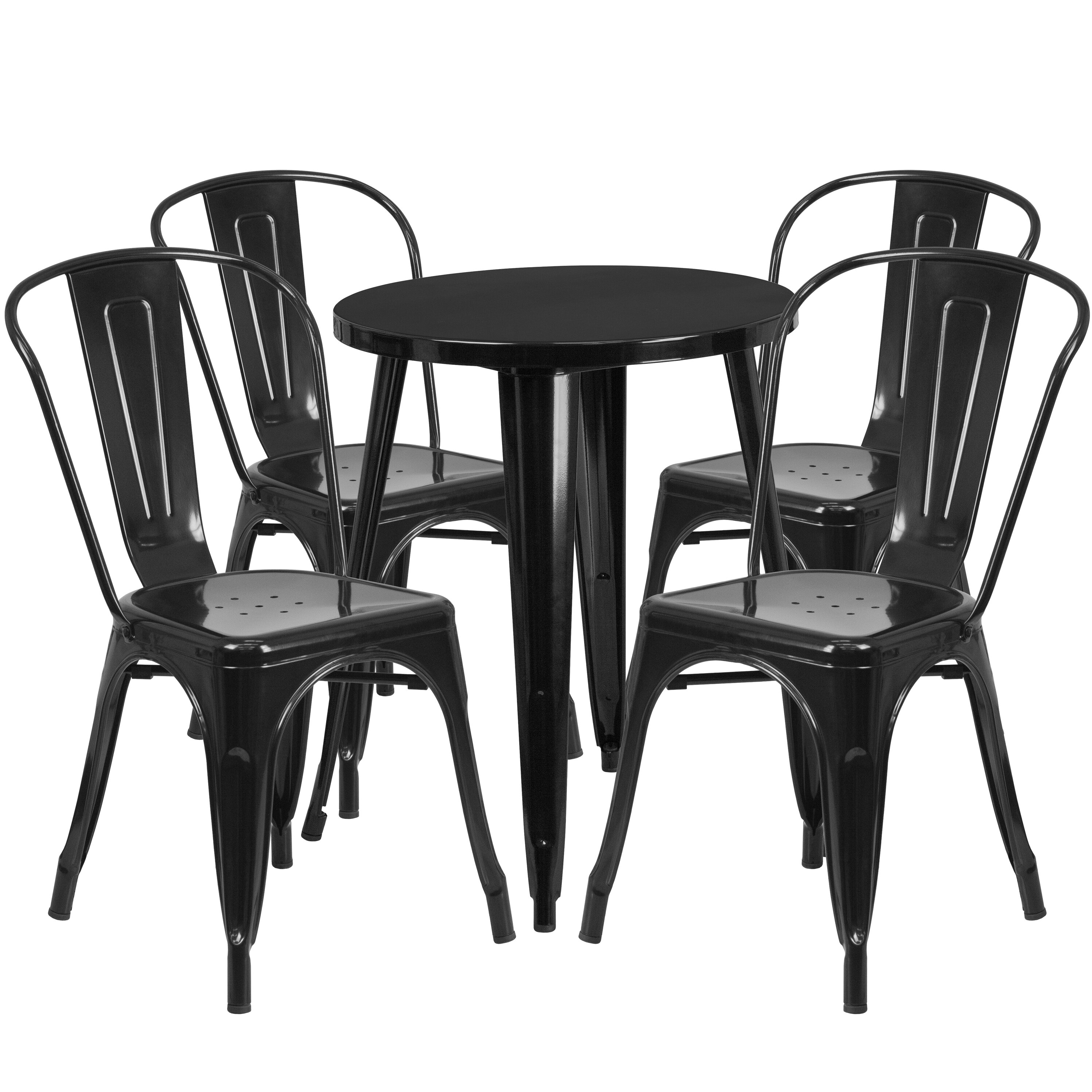 Flash-Furniture-Metal-Indoor/Outdoor-5-Piece-Dining-Set-...