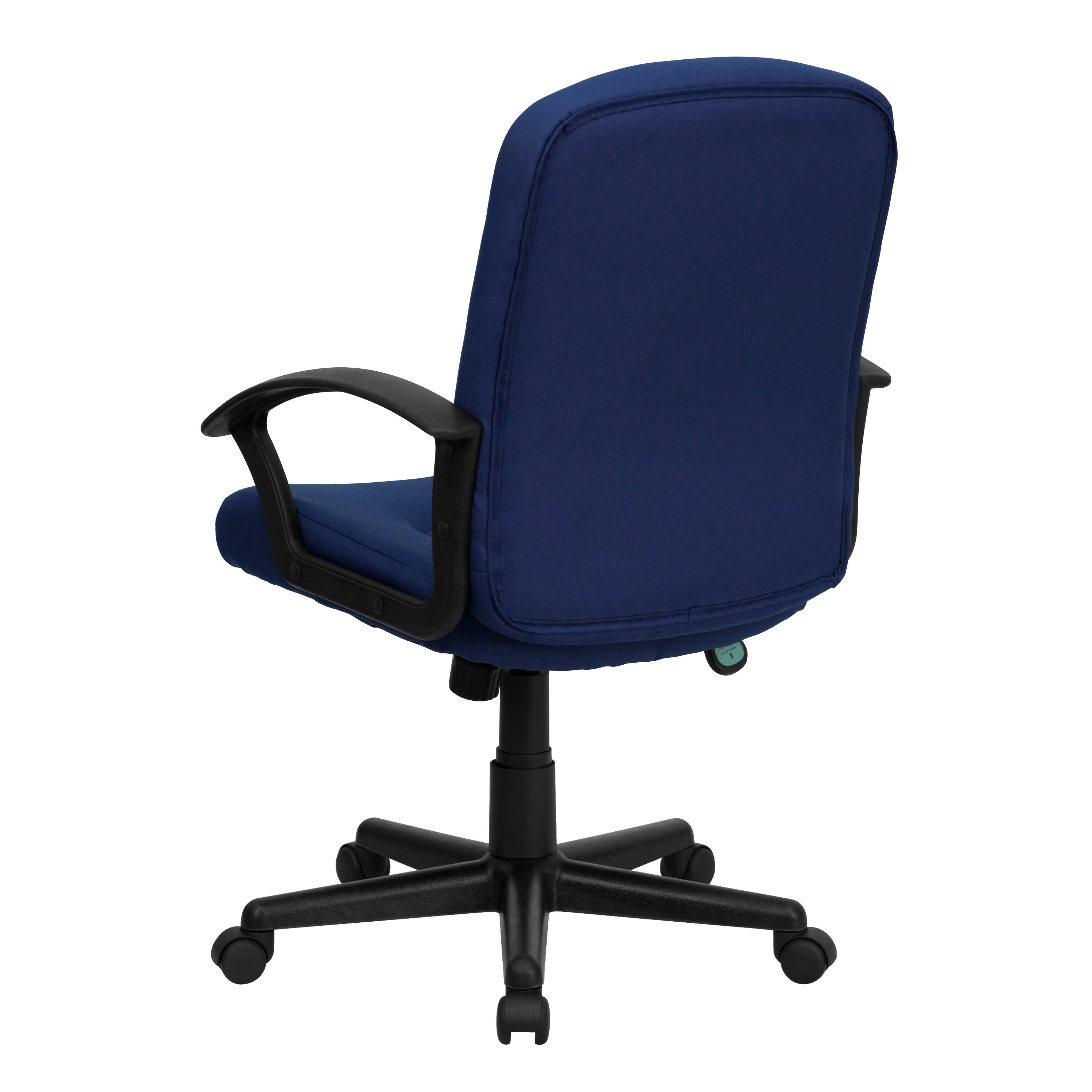 Flash Furniture Mid Back Fabric Office Chair with Nylon Arms GOST6