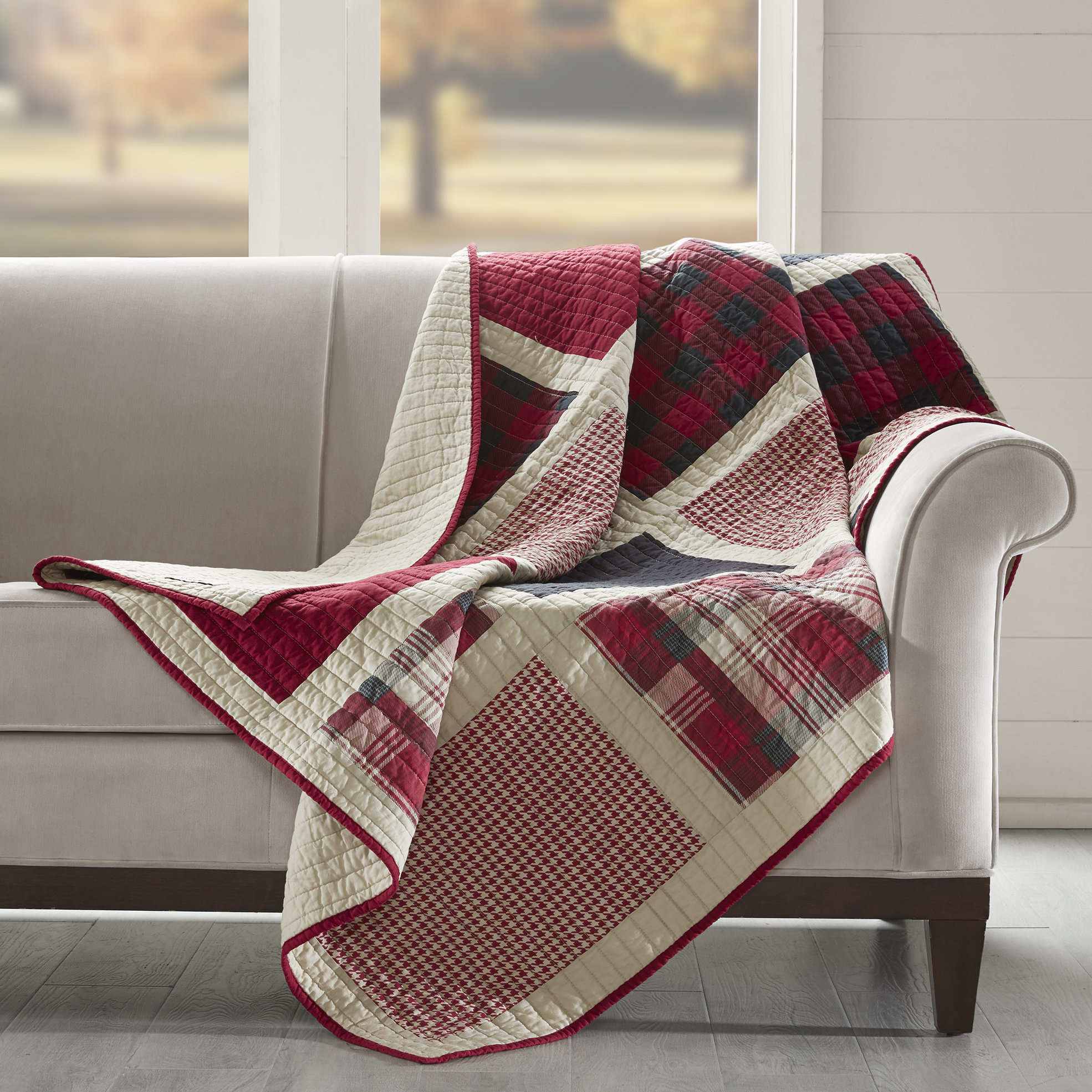 Woolrich Huntington Quilted Cotton Throw & Reviews Wayfair