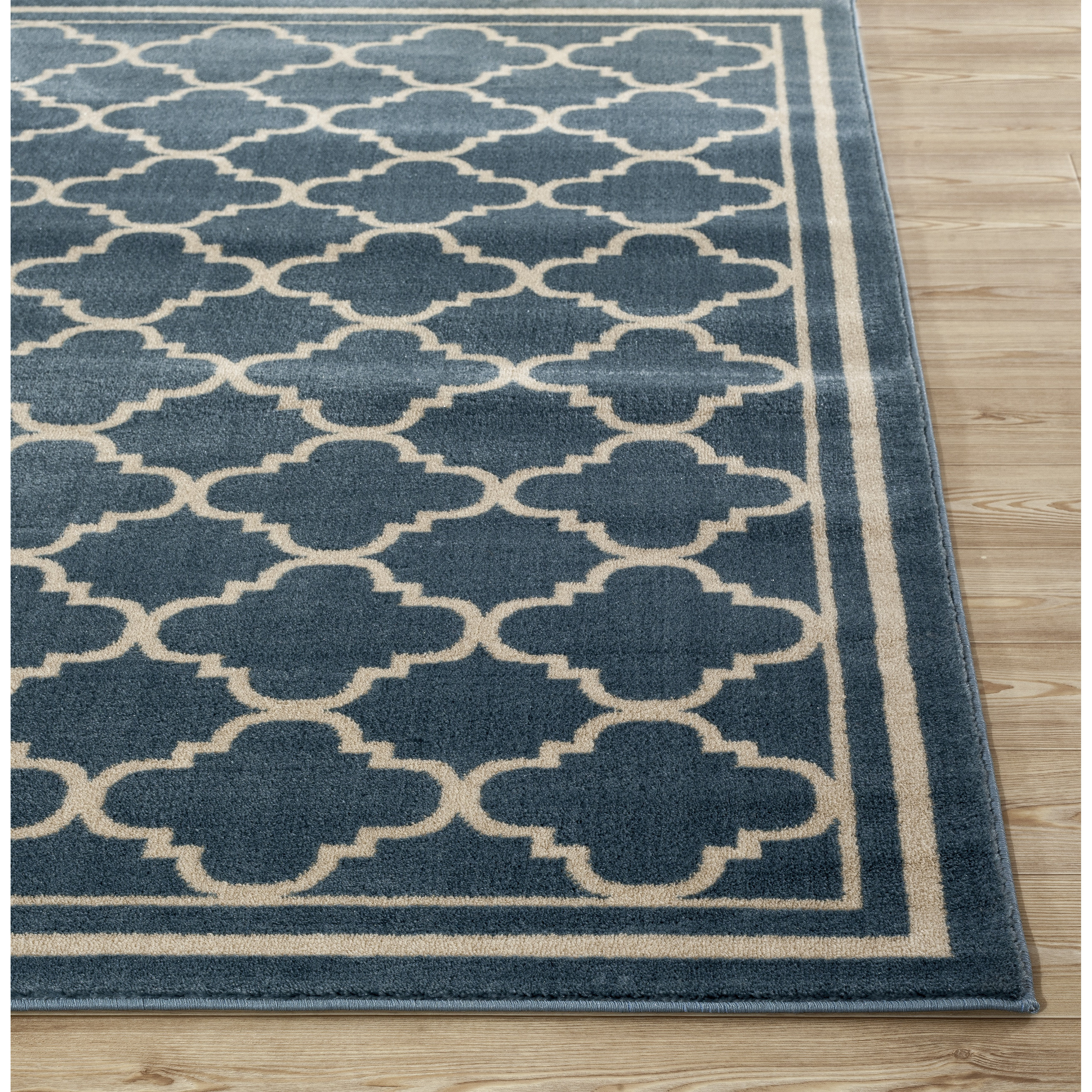 Alpine Blue Area Rug 103 Blue