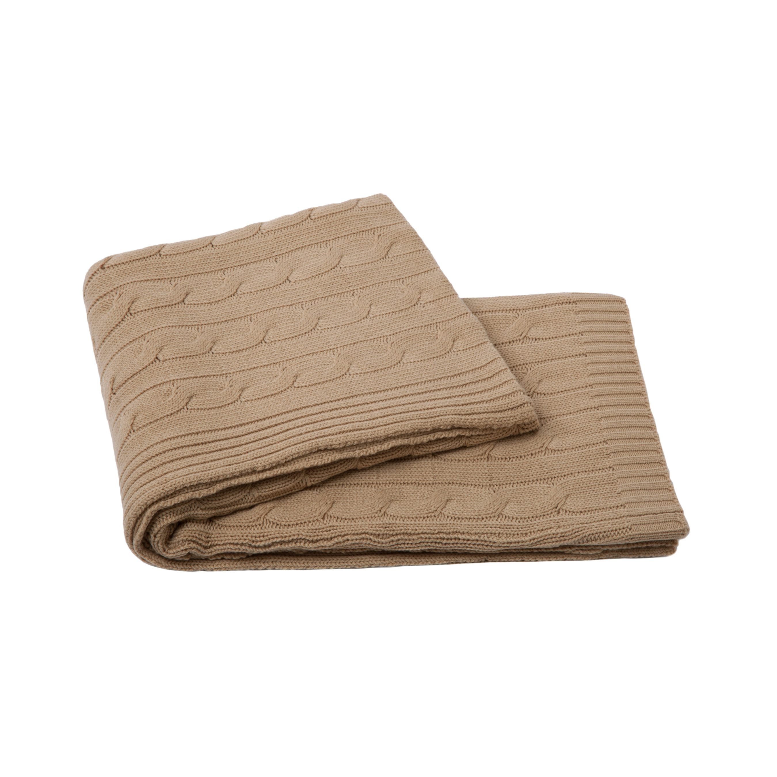 Cashmere Collection Cable Knit Cashmere Blend Throw Wayfair