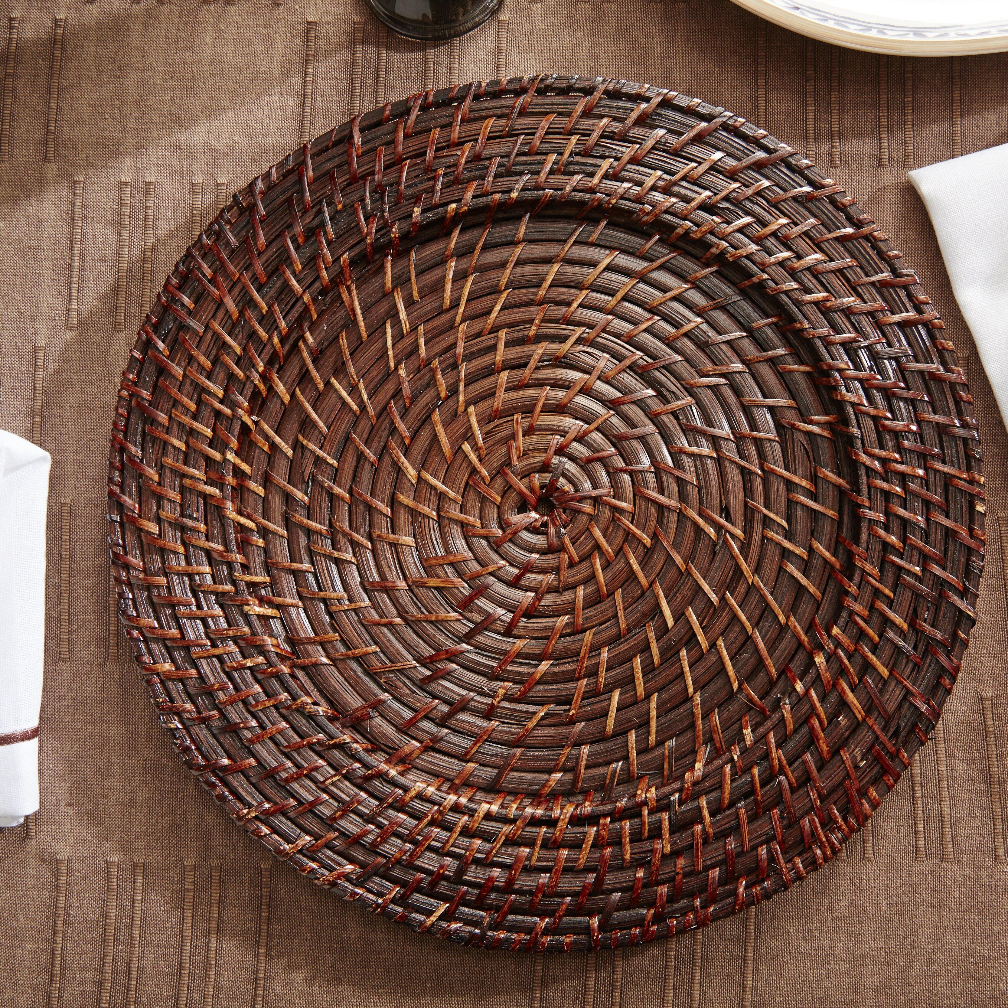 American Atelier 13 Rattan Charger Plate & Reviews | Wayfair