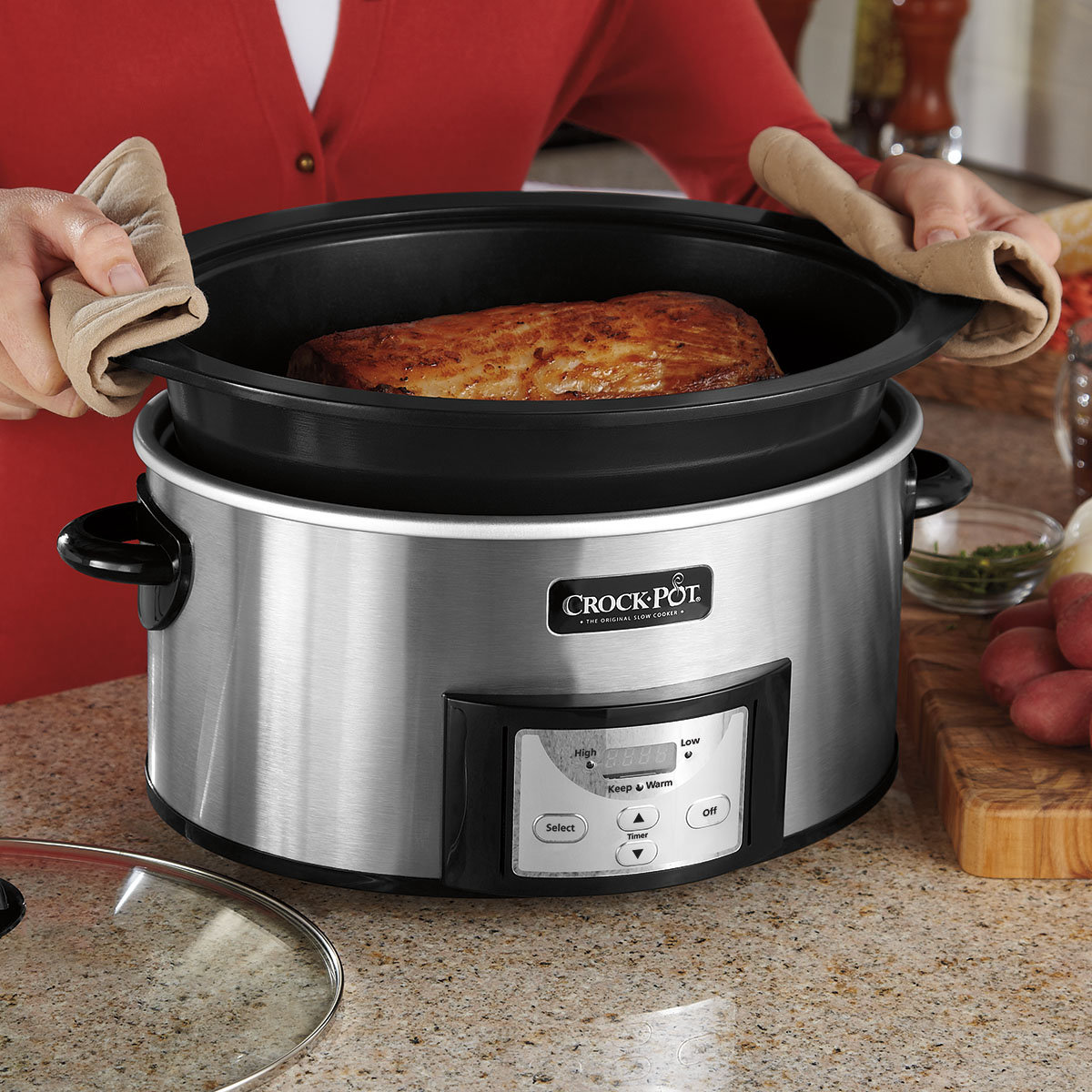 Crockpot 6 Qt. Countdown Slow Cooker with StoveTop Browning & Reviews