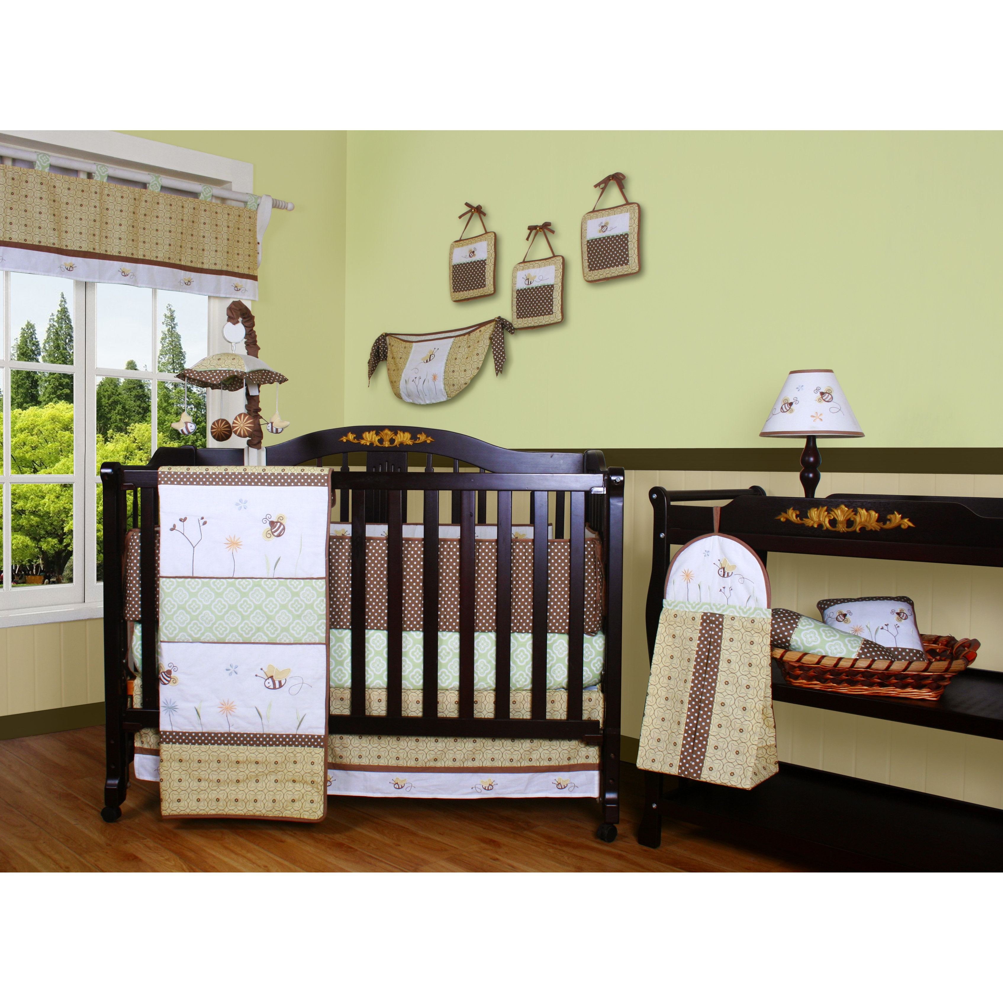 Geenny Boutique Bumble Bee 13 Piece Crib Bedding Set ...