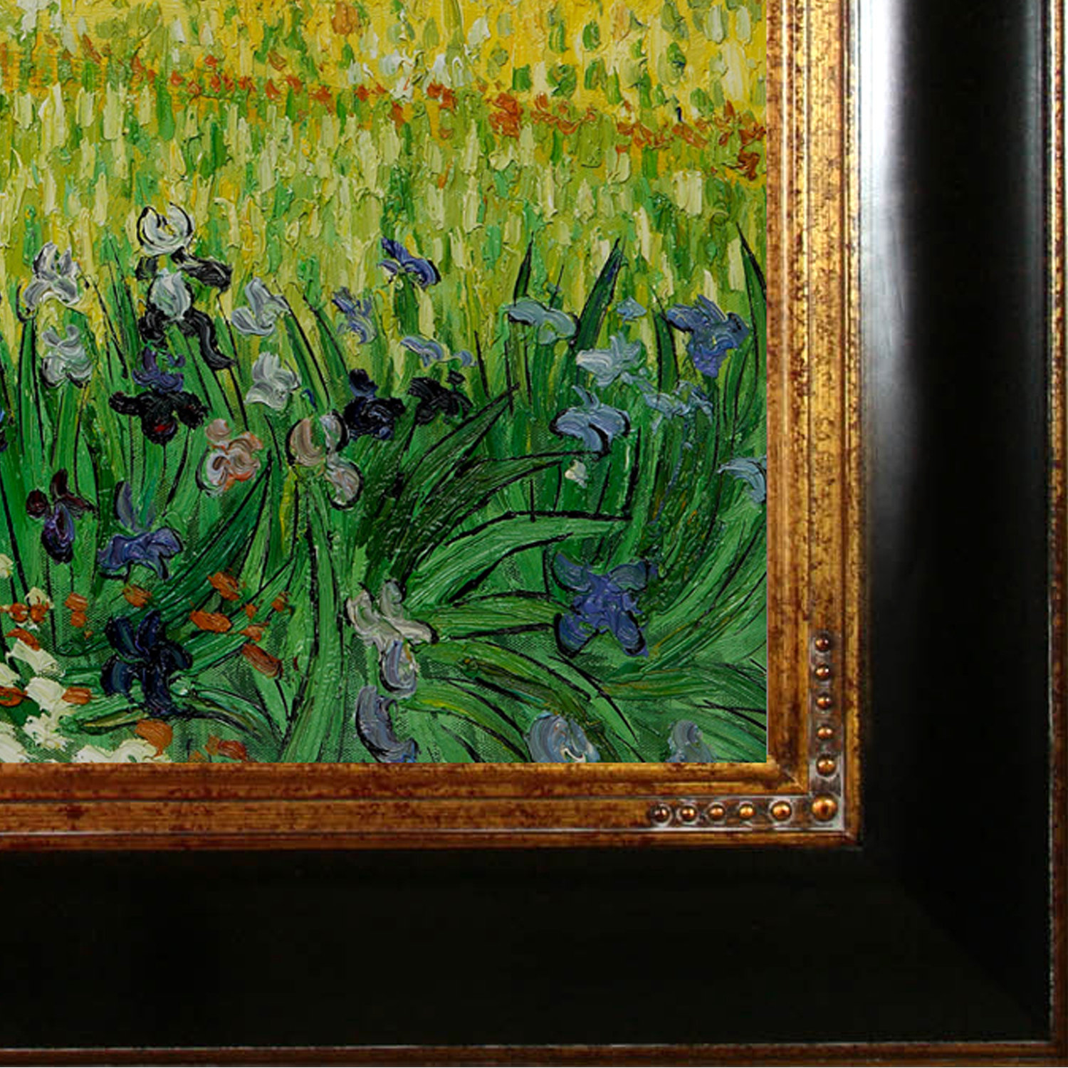 Tori Home View of Arles with Irises by Vincent Van Gogh Framed Original ...