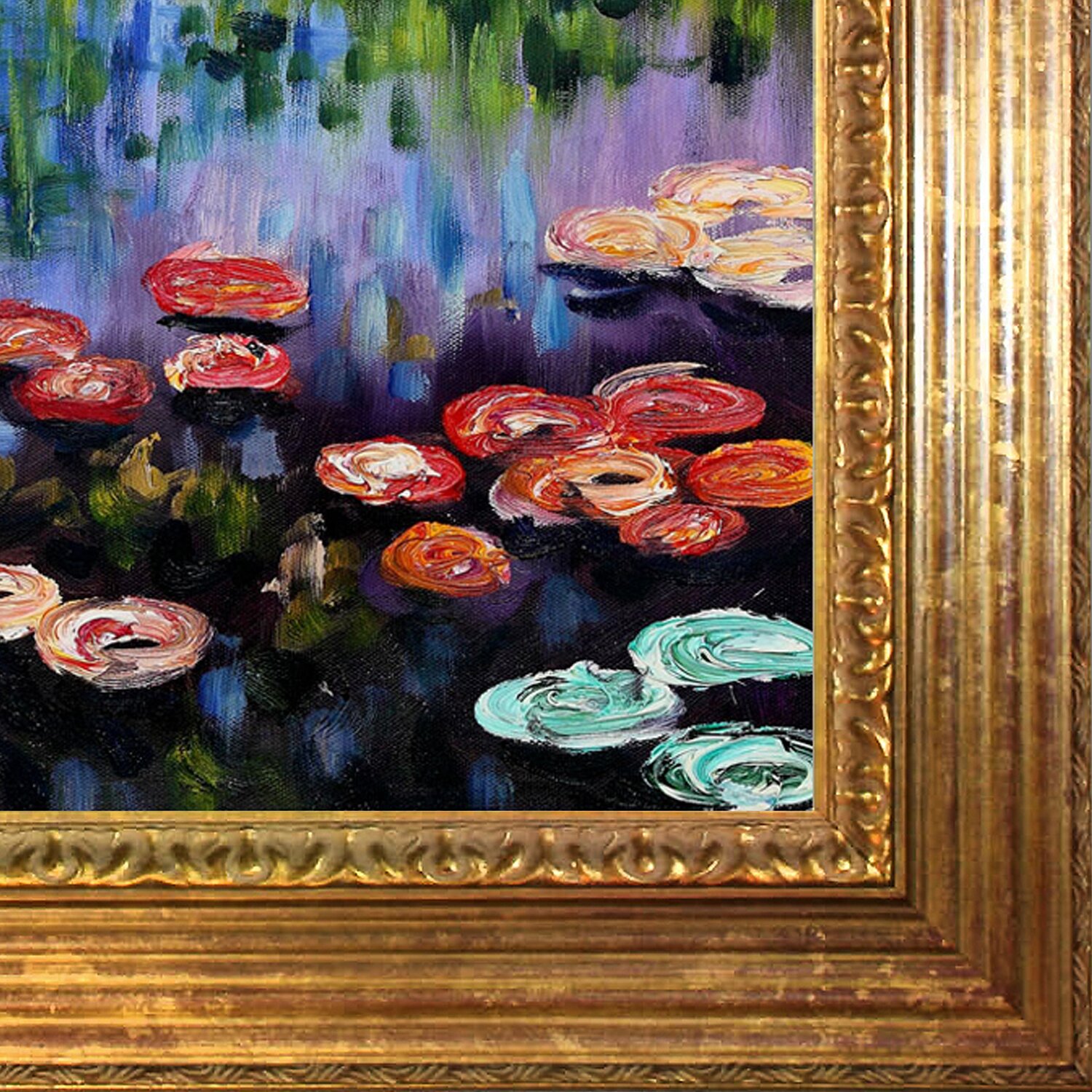 Tori Home Water Lilies by Claude Monet Framed Painting Print & Reviews ...