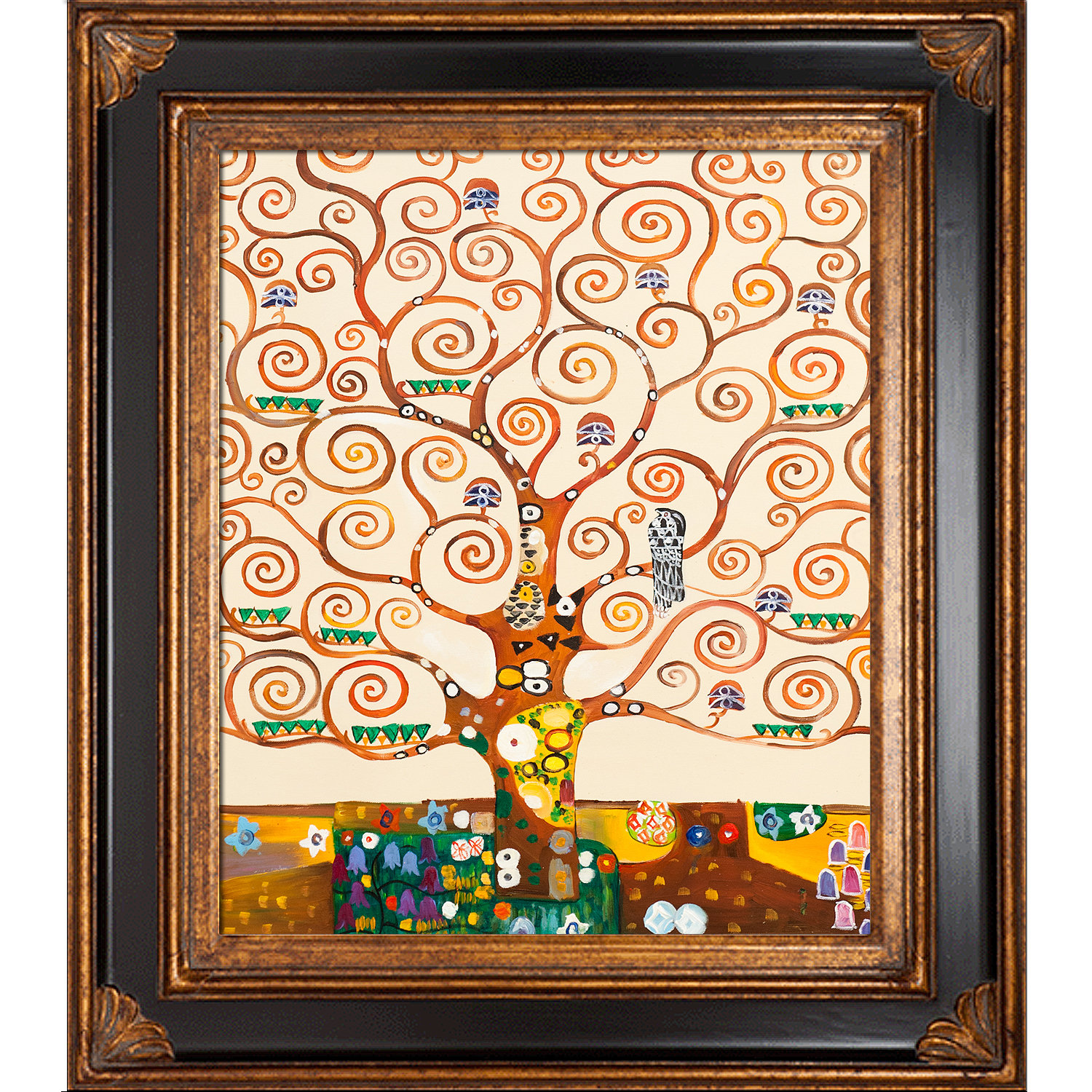 Tori Home Tree of Life by Gustav Klimt Framed Original Painting & Reviews Wayfair.ca