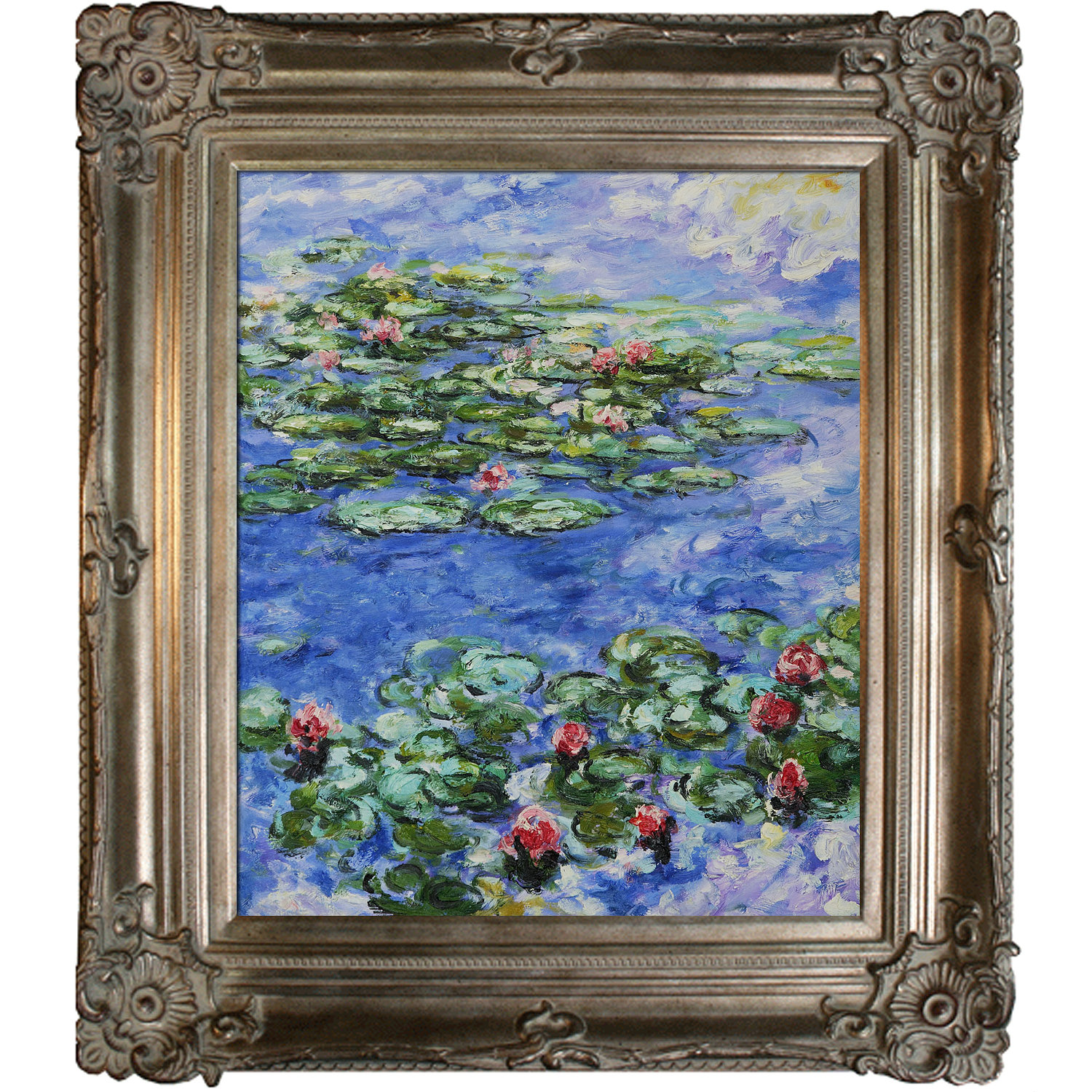 Tori Home Water Lilies by Claude Framed Original Painting Wayfair
