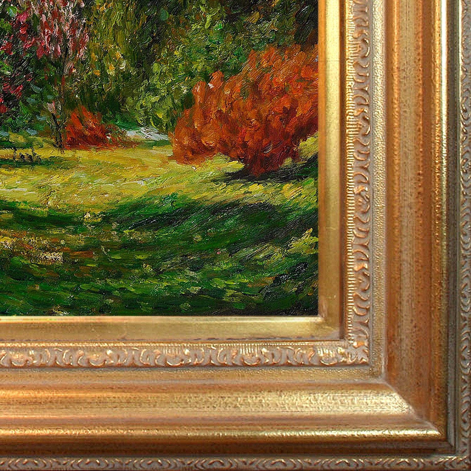 Tori Home Il Parco Monceau by Claude Monet Framed Original Painting ...