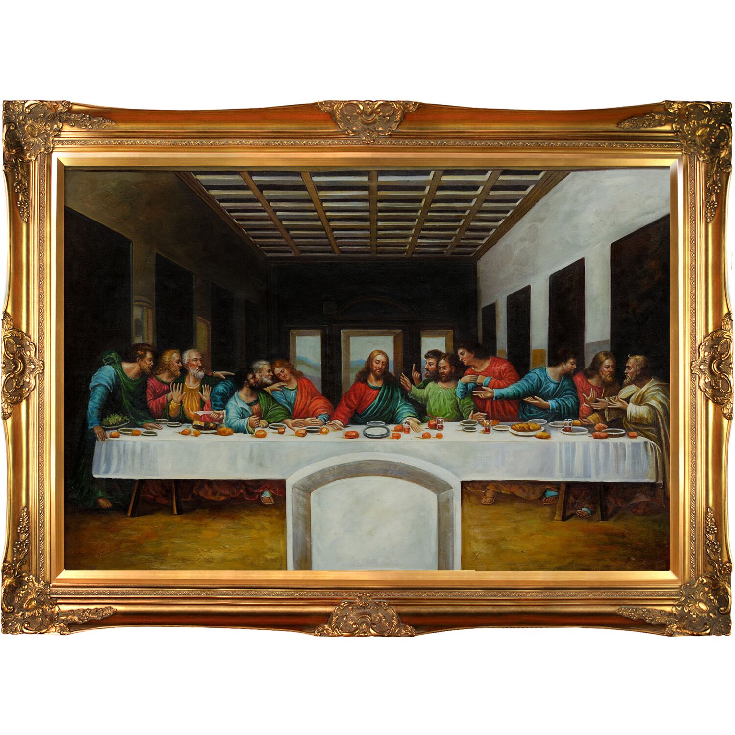 Tori Home The Last Supper by Leonardo Da Vinci Framed Painting Print ...