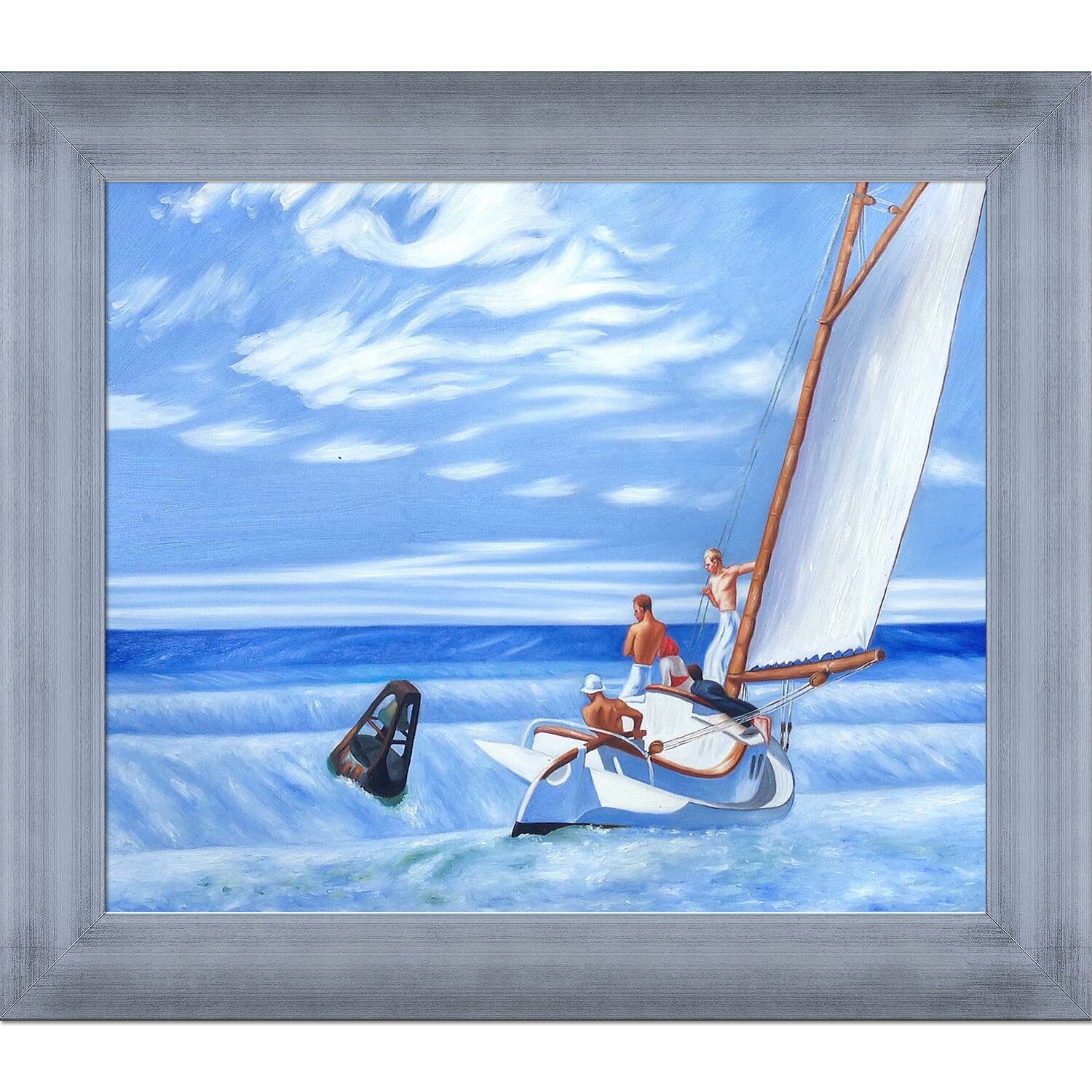 Tori Home Ground Swell, 1939 by Edward Hopper Framed Painting Print ...