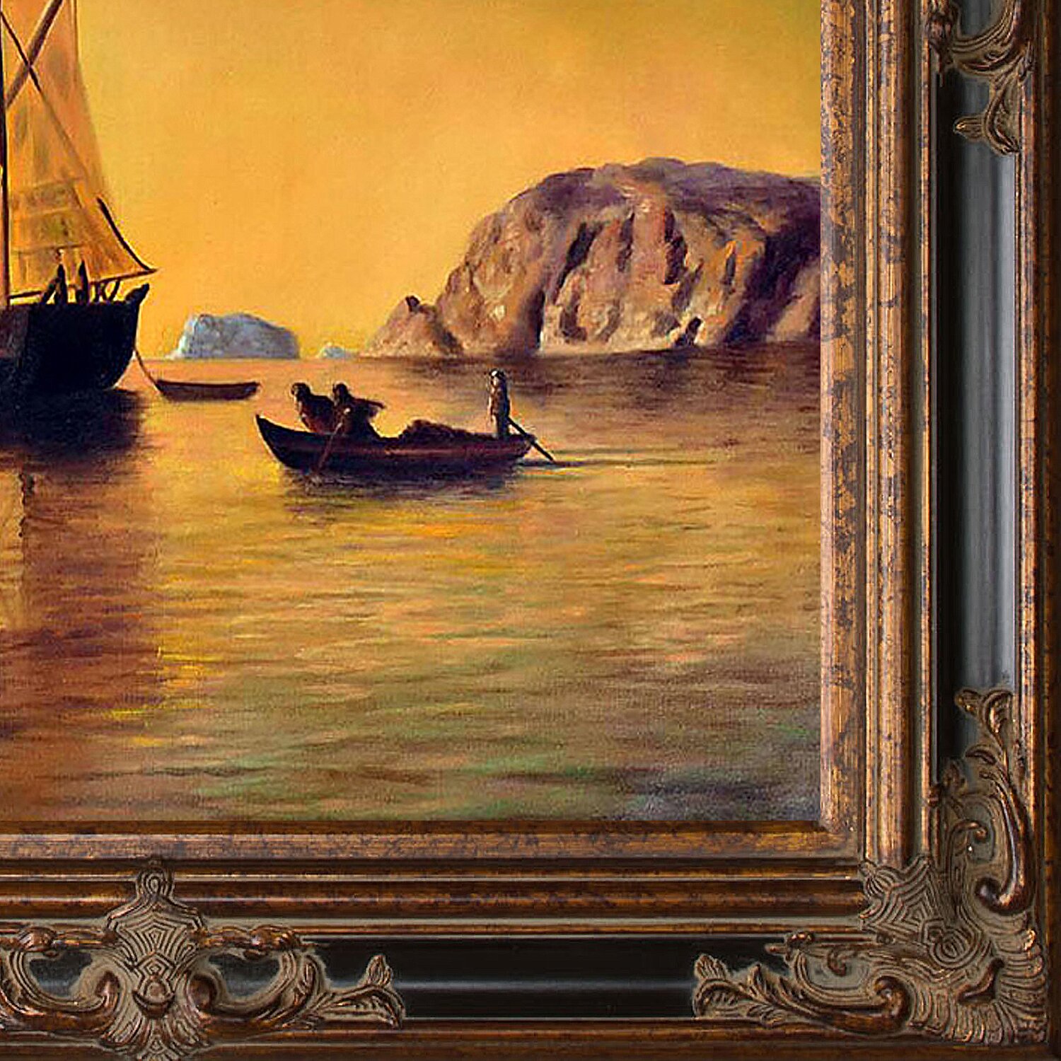 Tori Home Arctic Scene by William Bradford Framed Original Painting ...