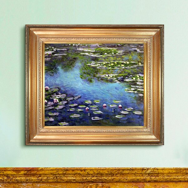 Tori Home Water Lilies by Claude Monet Framed Painting Print & Reviews ...