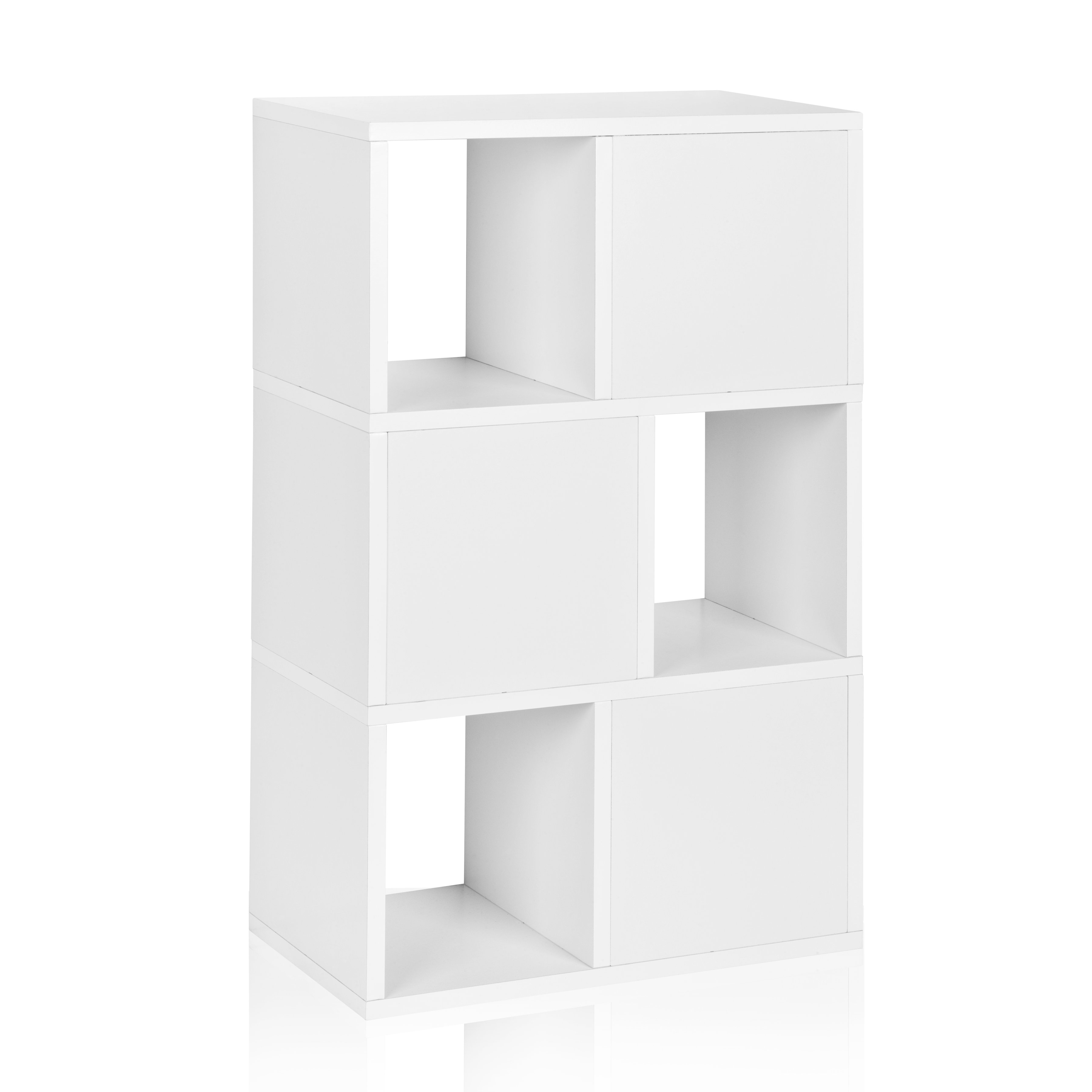 Way Basics zBoard Storage Laguna Eco 3Shelf 37" Cube Unit Bookcase