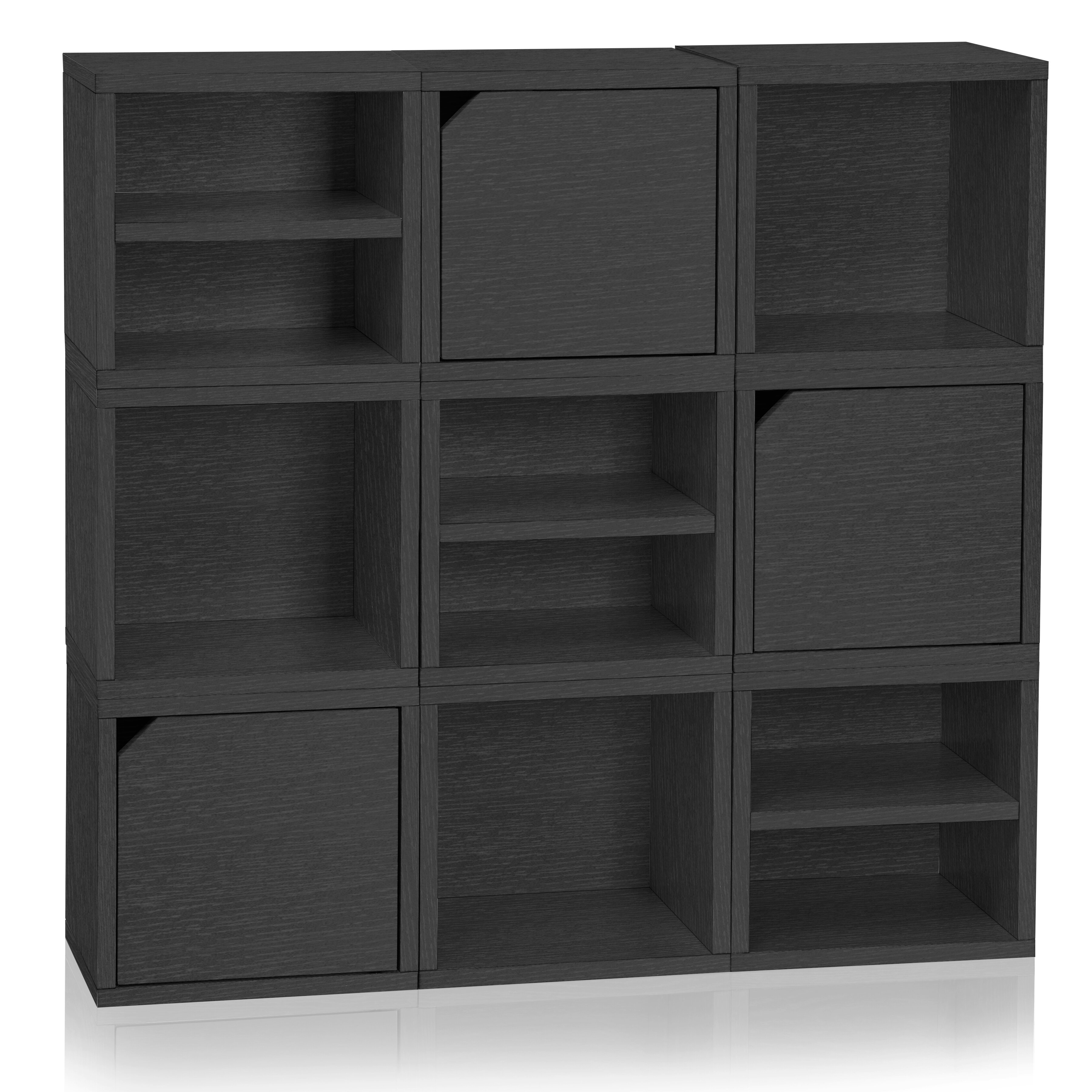 Way Basics Connect Shelf Eco Stackable Cubby Organizer 13" Cube Unit