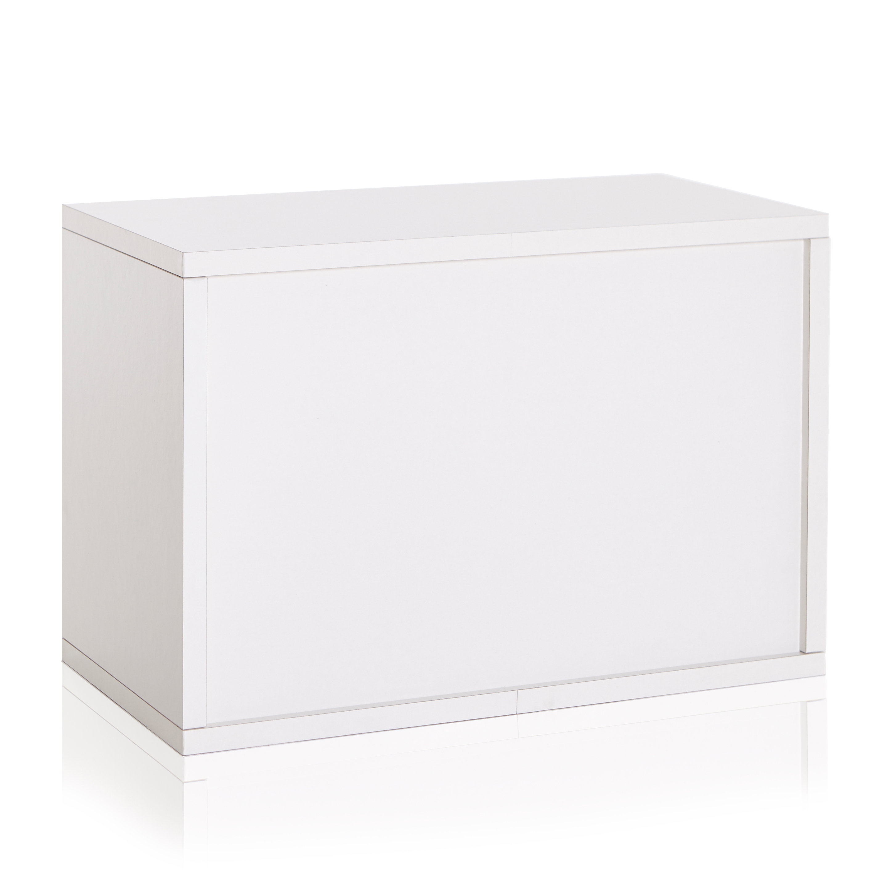 Way Basics zBoard Storage Rectangle Plus 16" Cube Unit Bookcase