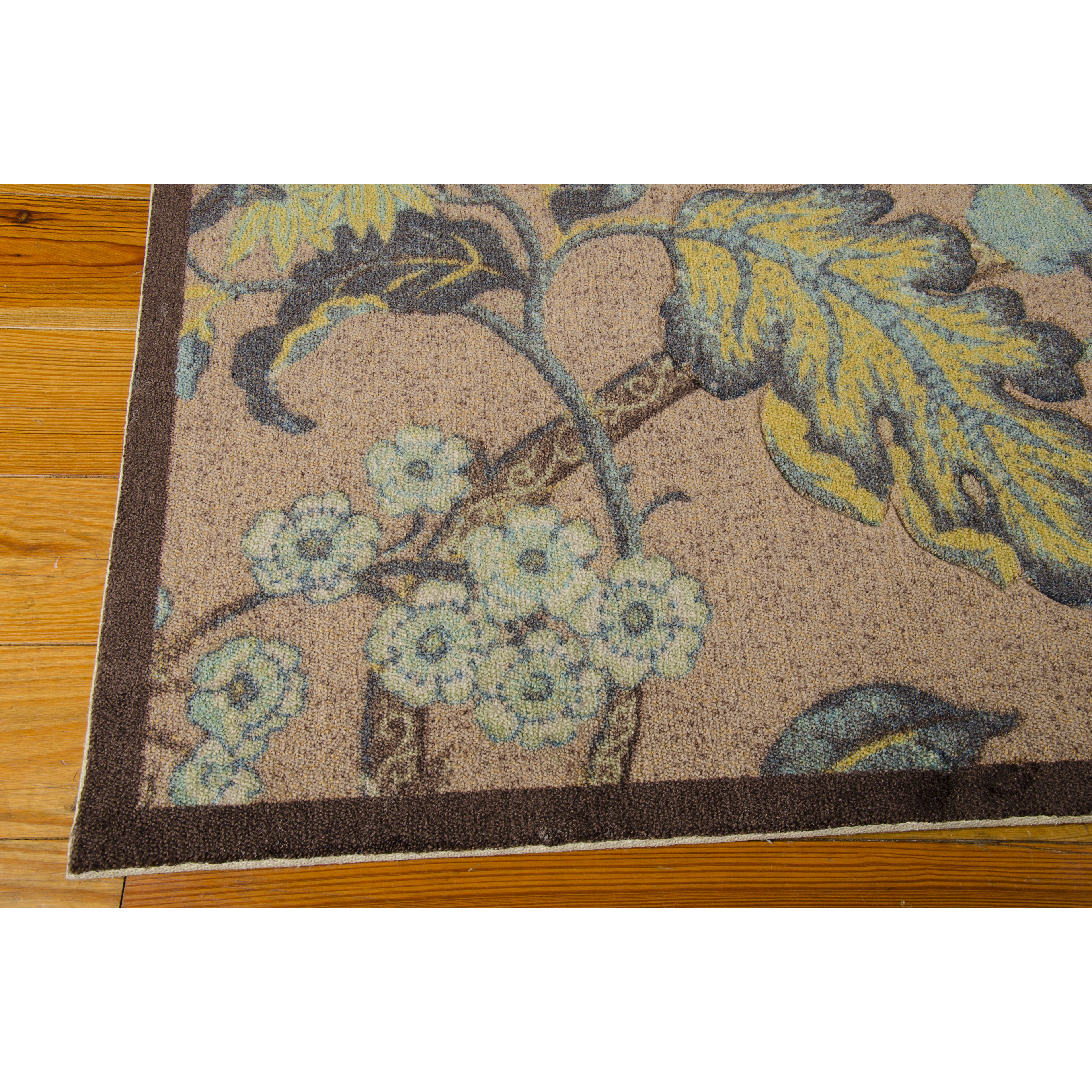 Waverly Artisinal Delight "Graceful Garden" Blue Jay Area Rug Wayfair
