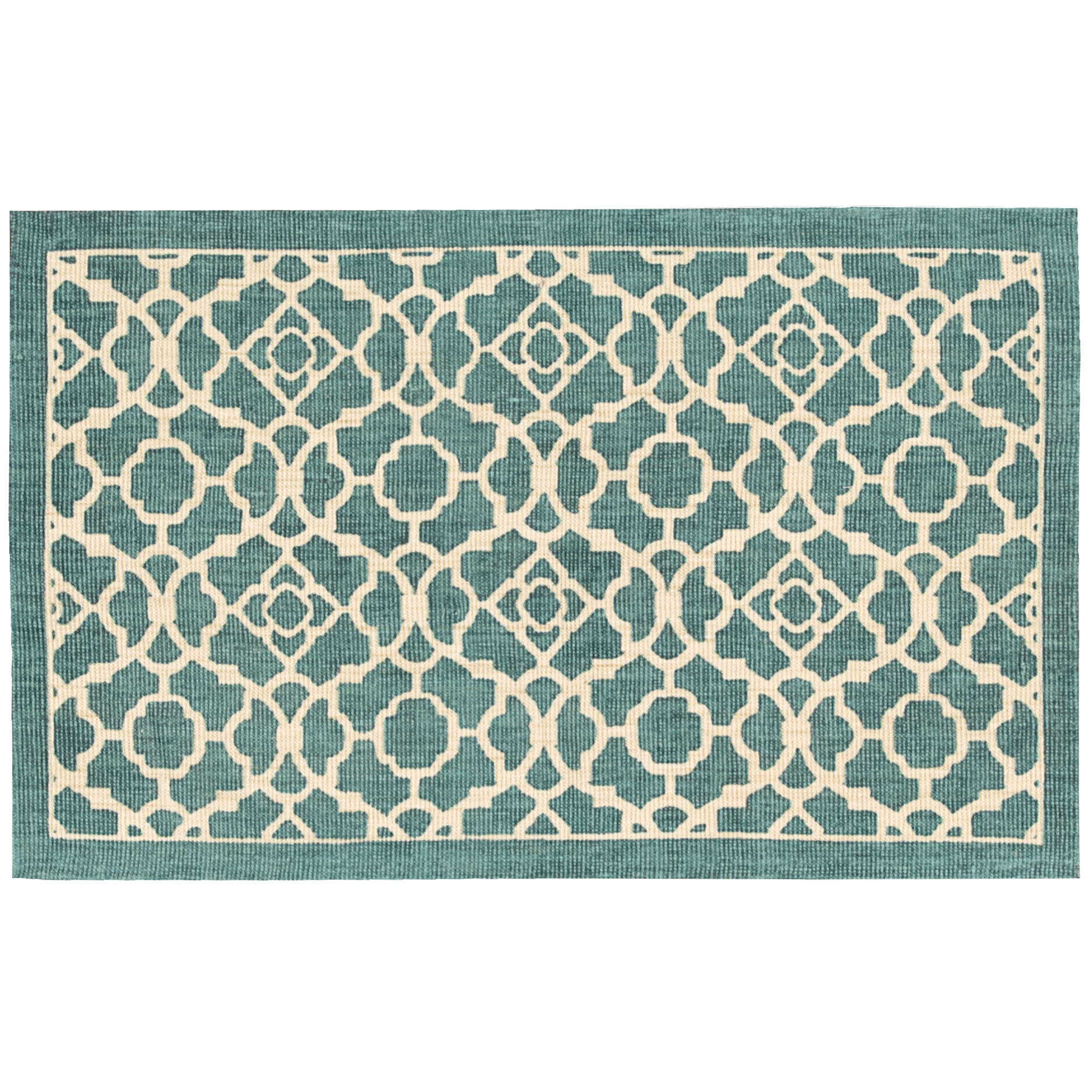 Waverly Color Motion "Lovely Lattice" Teal Area Rug & Reviews Wayfair