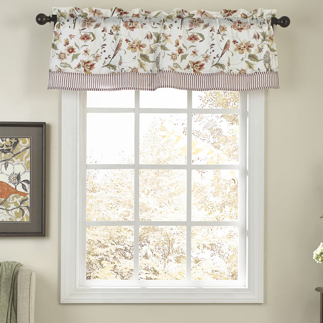 Waverly Retweet Straight Curtain Valance & Reviews | Wayfair