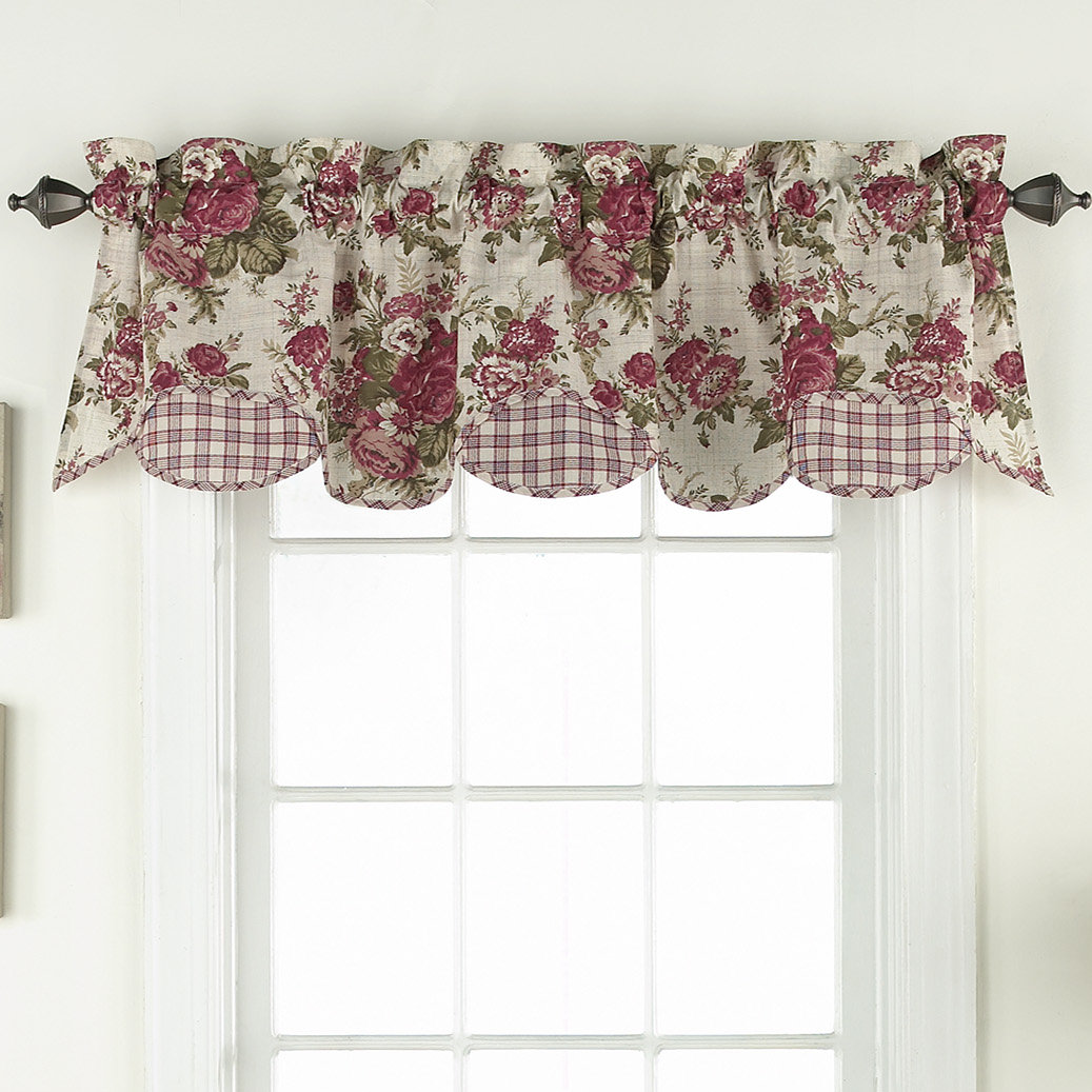 Waverly Norfolk 60 Valance Reviews Wayfair   Norfolk Waverly Window Valance 14775060X016TSN 