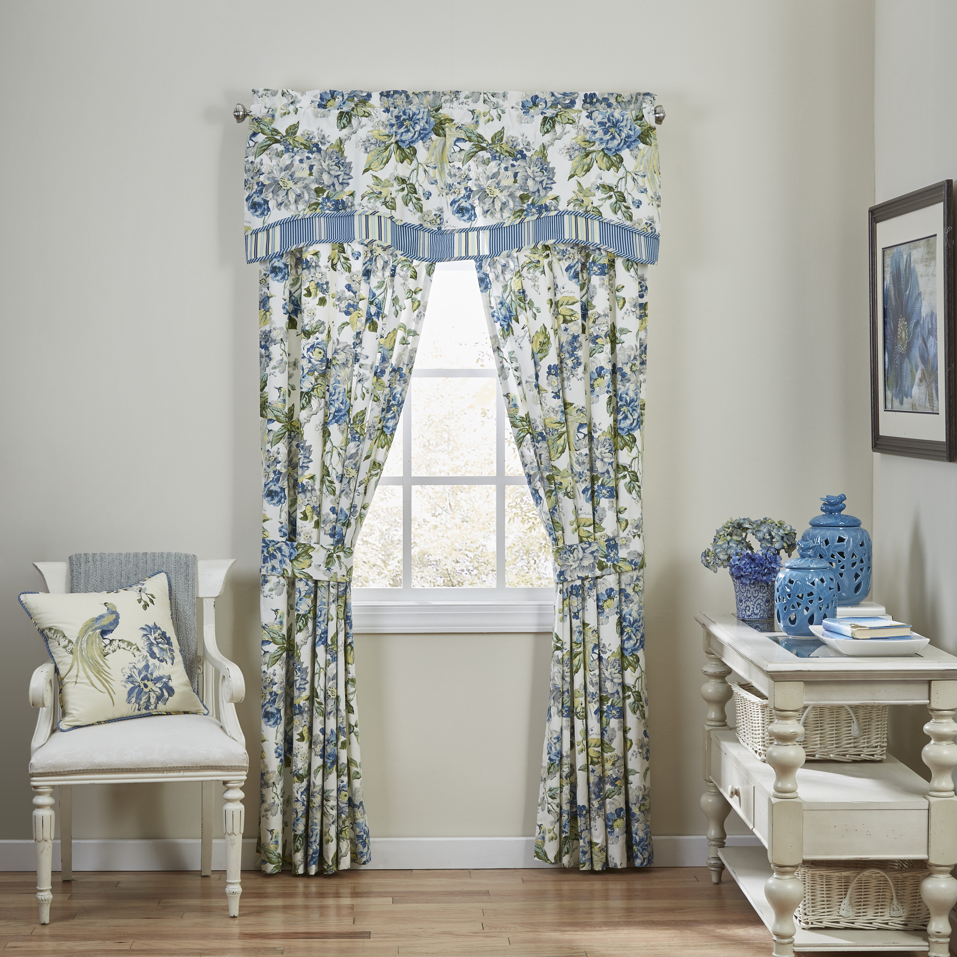 Waverly Floral Engagement Curtain Panels & Reviews Wayfair.ca