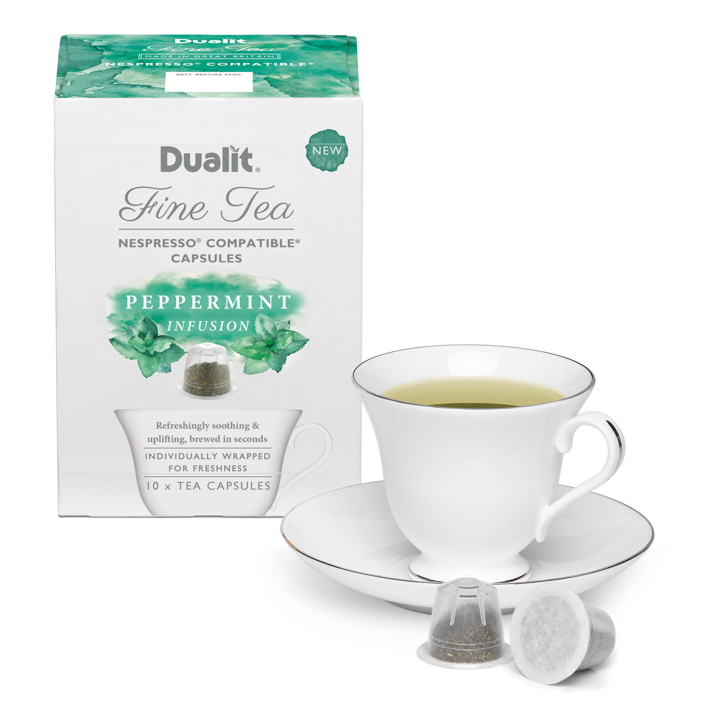 Dualit Fine Tea Capsule Peppermint Wayfair