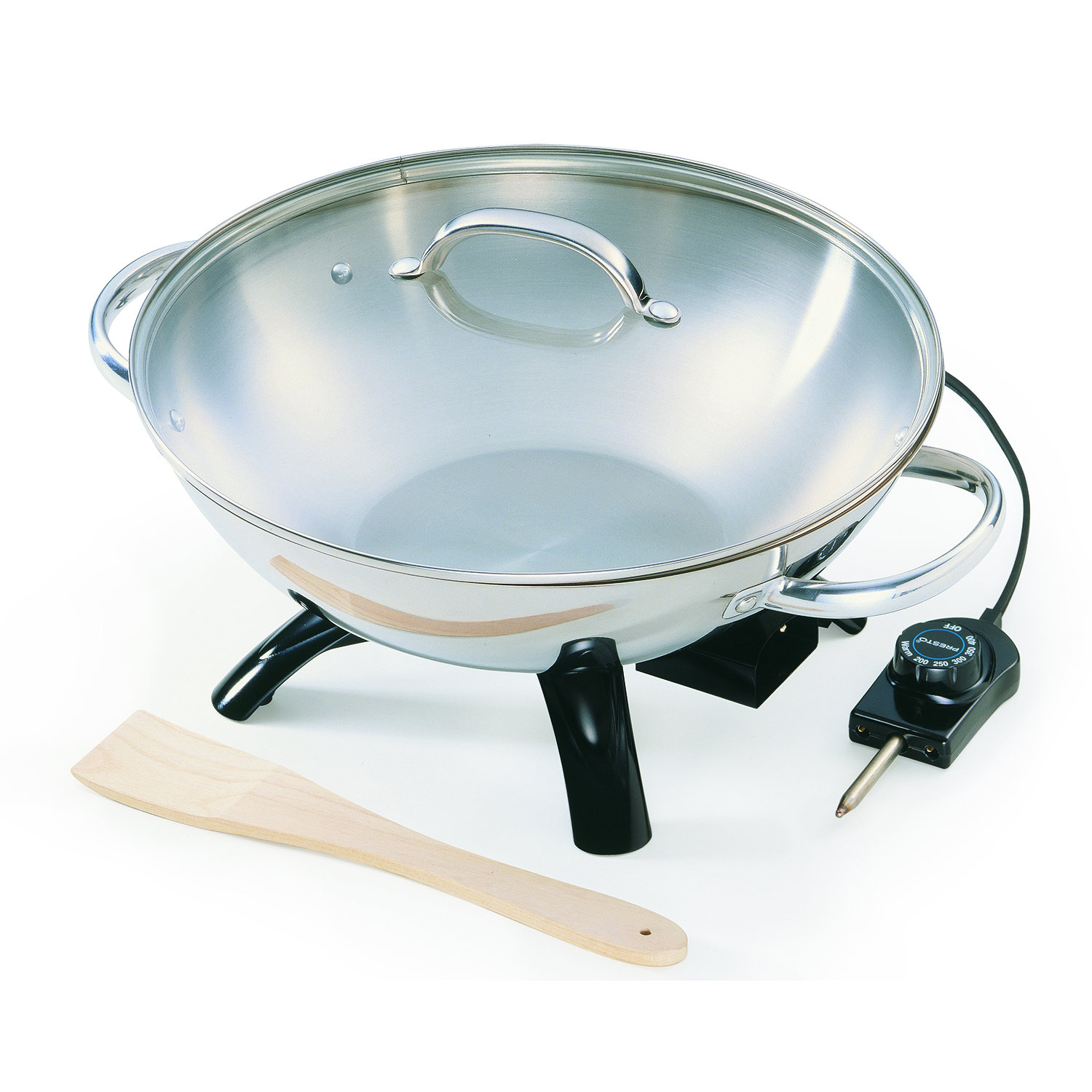 Presto Stainless Steel Wok & Reviews Wayfair